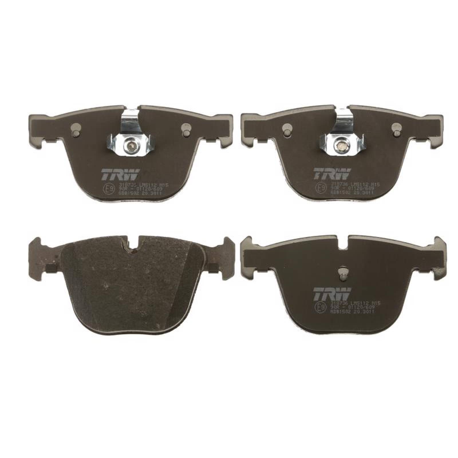 Juego De Balatas Bmw 760i, 2005-2008 Tras Orgánica 