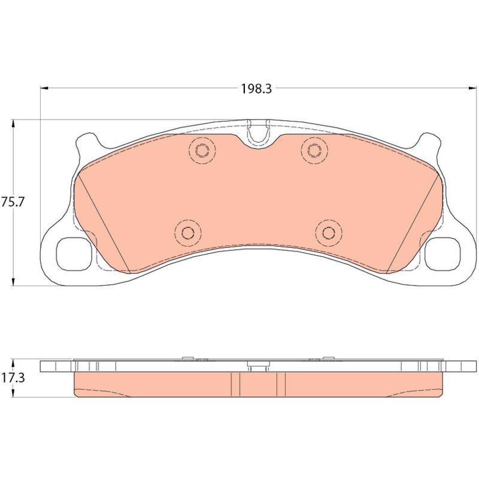 Juego De Balatas Porsche 911, 2013-2016 Del Orgánica 