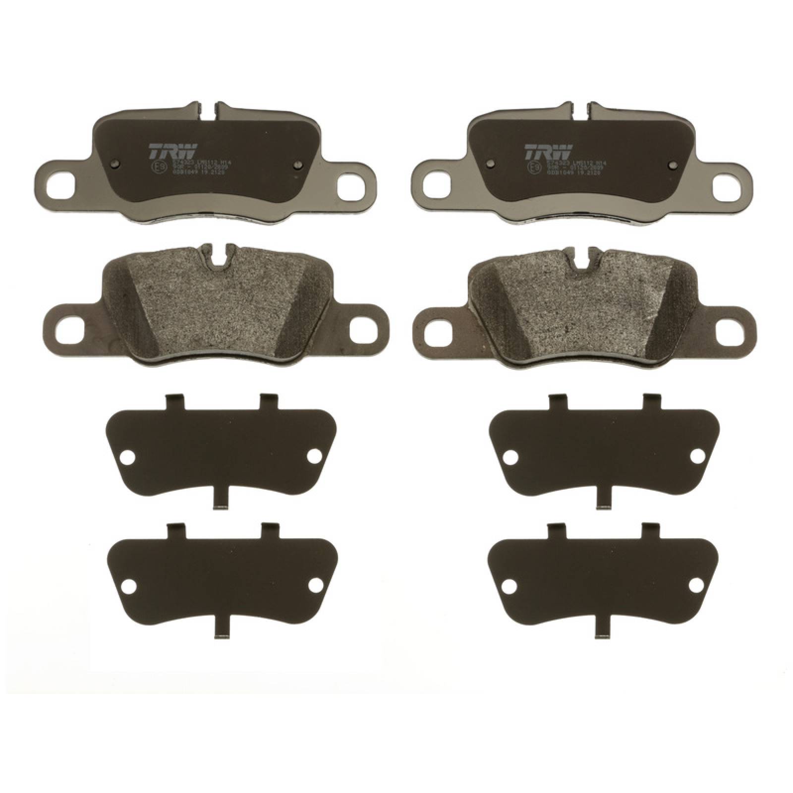 Juego De Balatas Porsche Panamera, 2010-2016 Tras Orgánica 