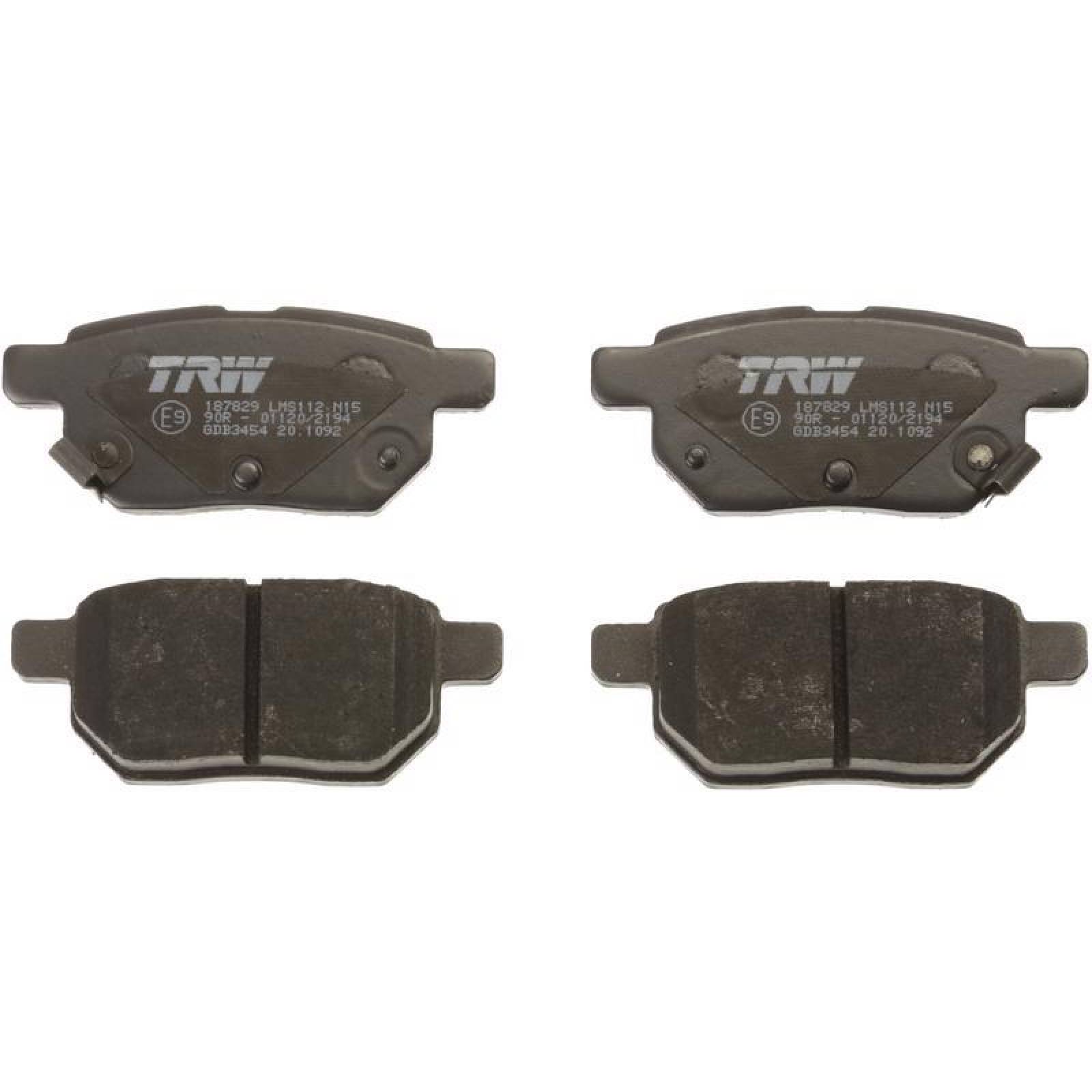 Juego De Balatas Toyota Corolla, 2009-2013 Tras Orgánica