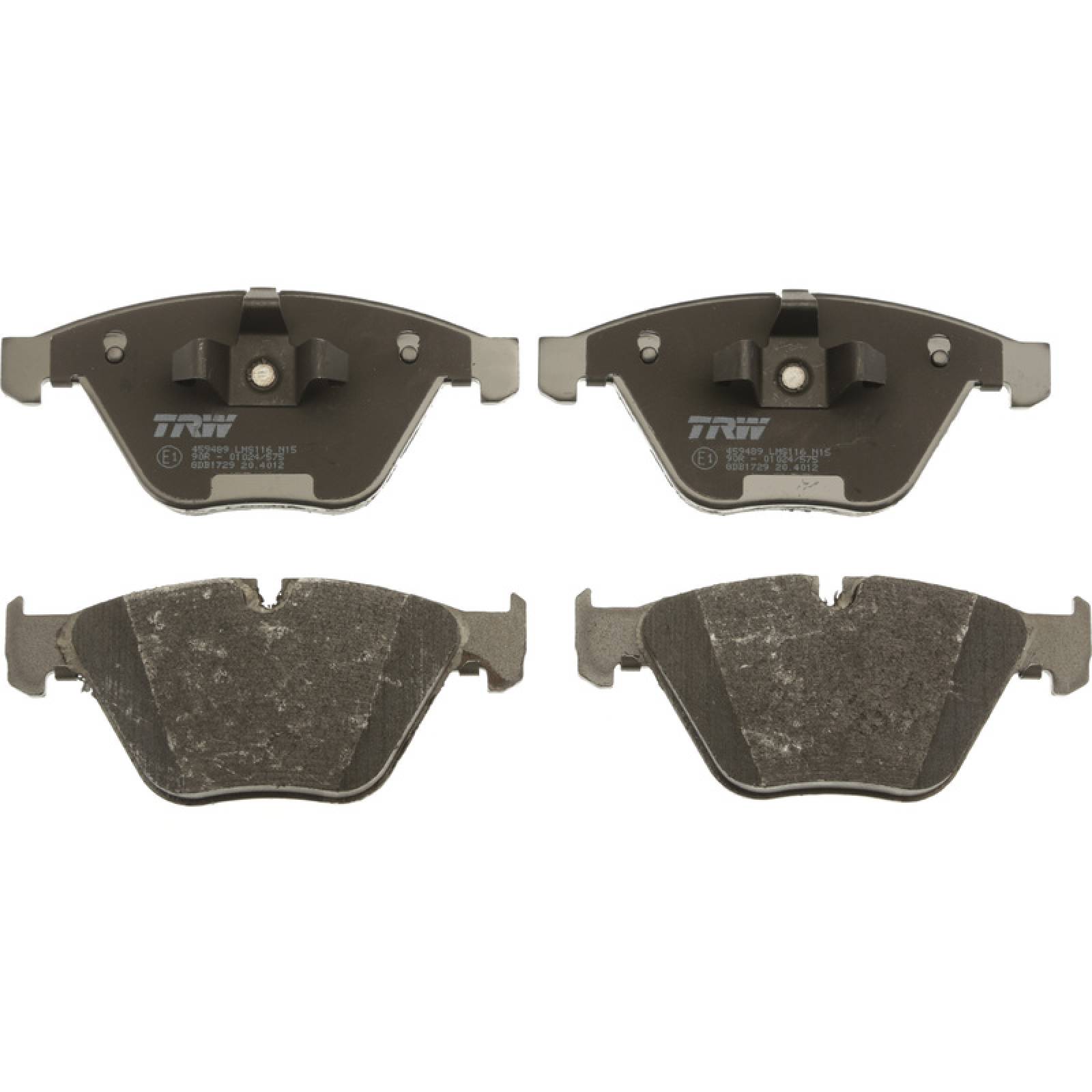 Juego De Balatas Bmw 650i, 2006-2010 Del Orgánica 