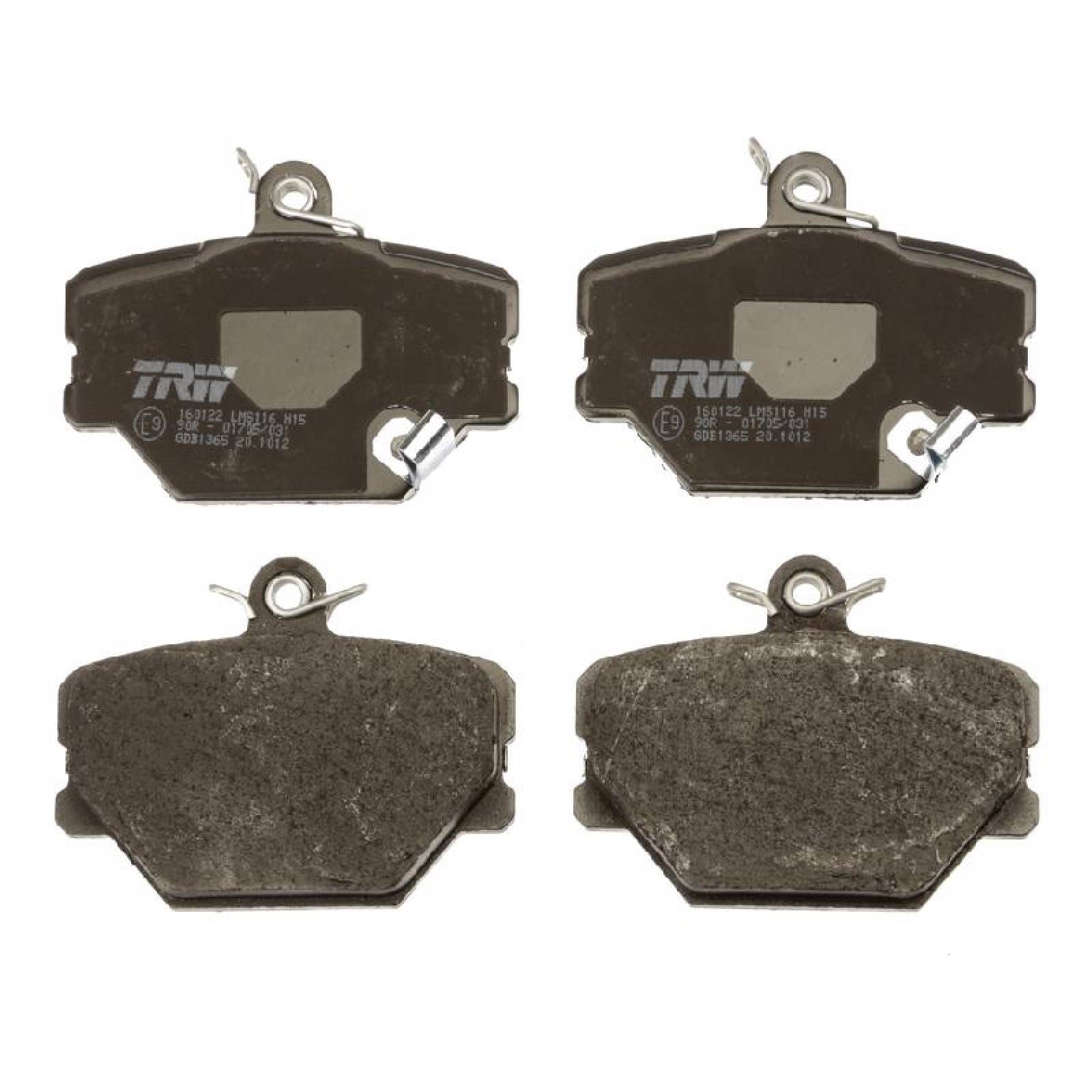 Juego De Balatas Smart Fortwo, 2002-2015 Del Orgánica 