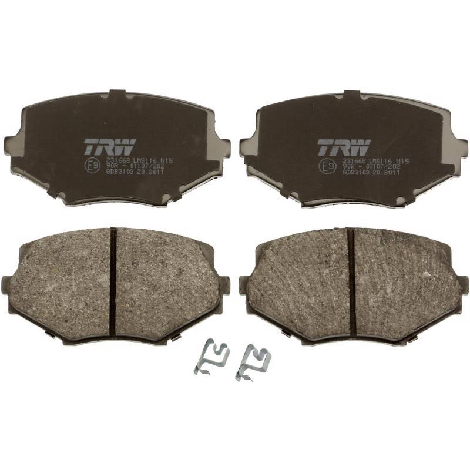 Juego De Balatas Mazda Miata, 1990-2005 Del Orgánica 