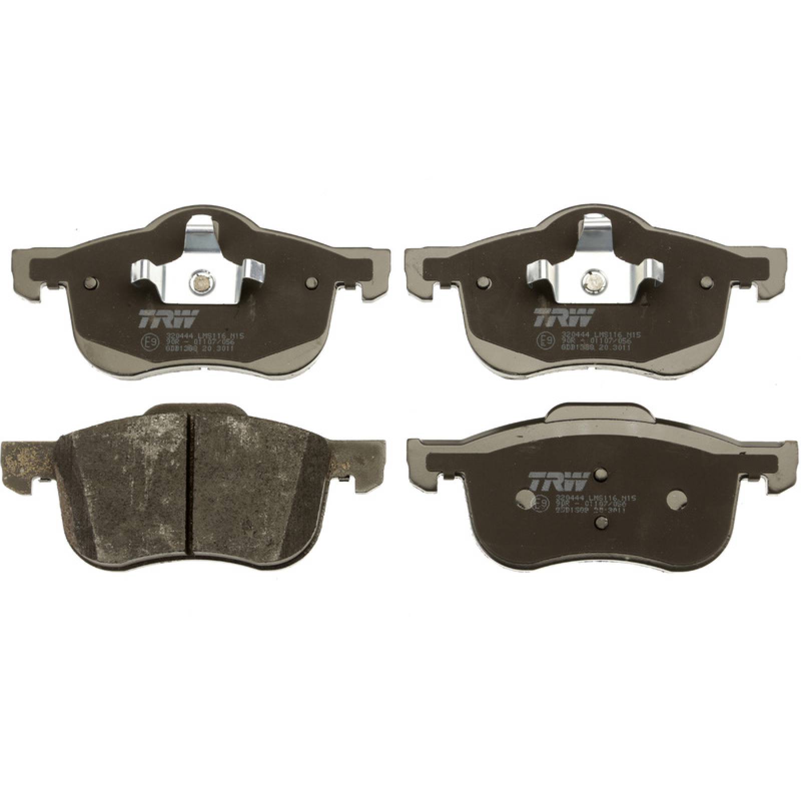 Juego De Balatas Volvo S80, 1999-2006 Del Orgánica 