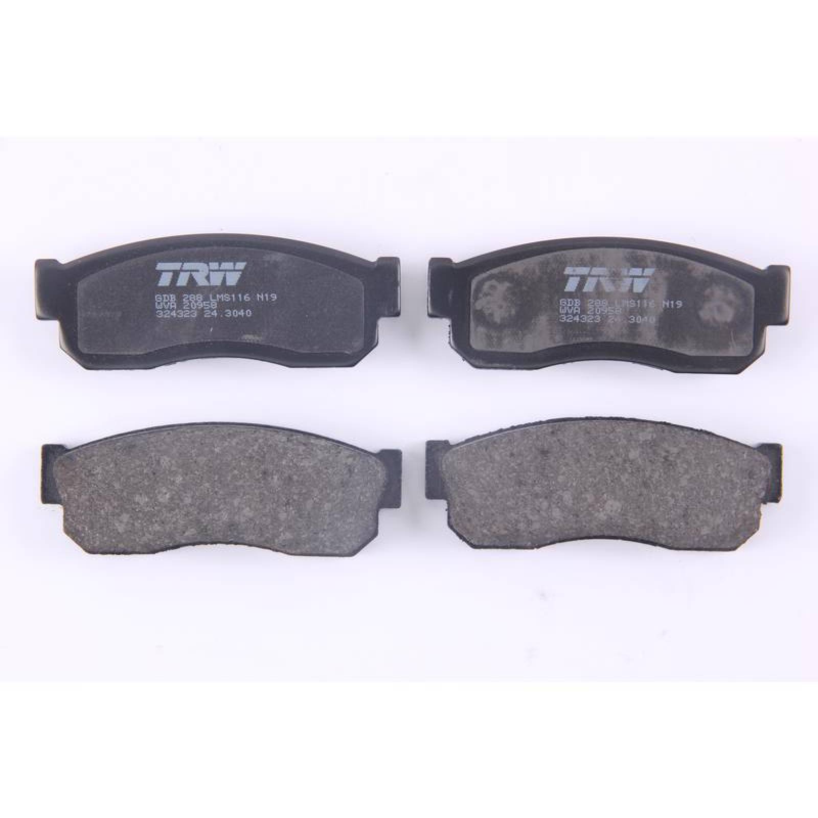 Juego De Balatas Nissan Samurai, 1980-1984 Del Orgánica 