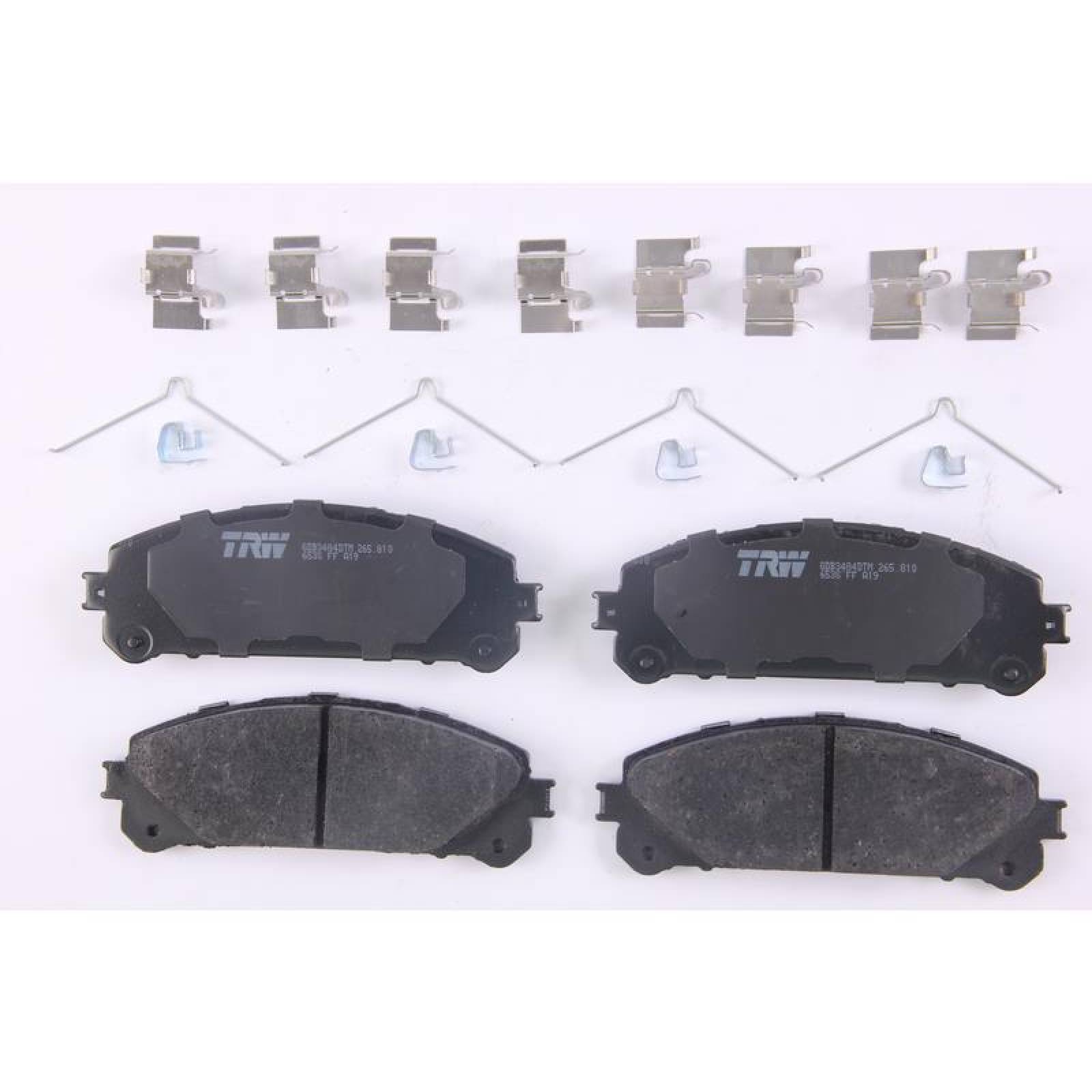 Juego De Balatas Toyota Sienna, 2011-2018 Del Cerámica 