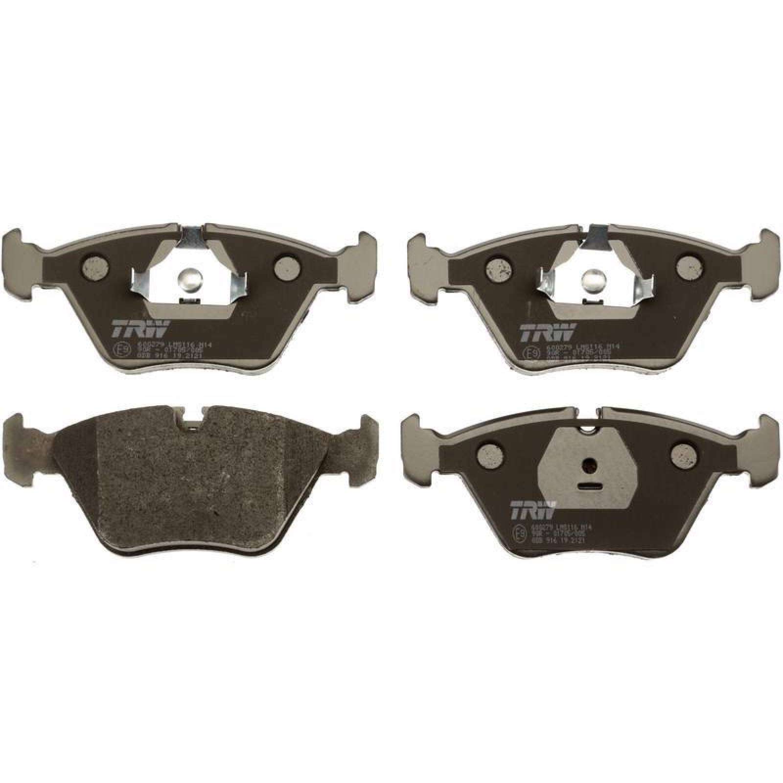 Juego De Balatas Bmw 750il, 1988-1994 Del Orgánica 