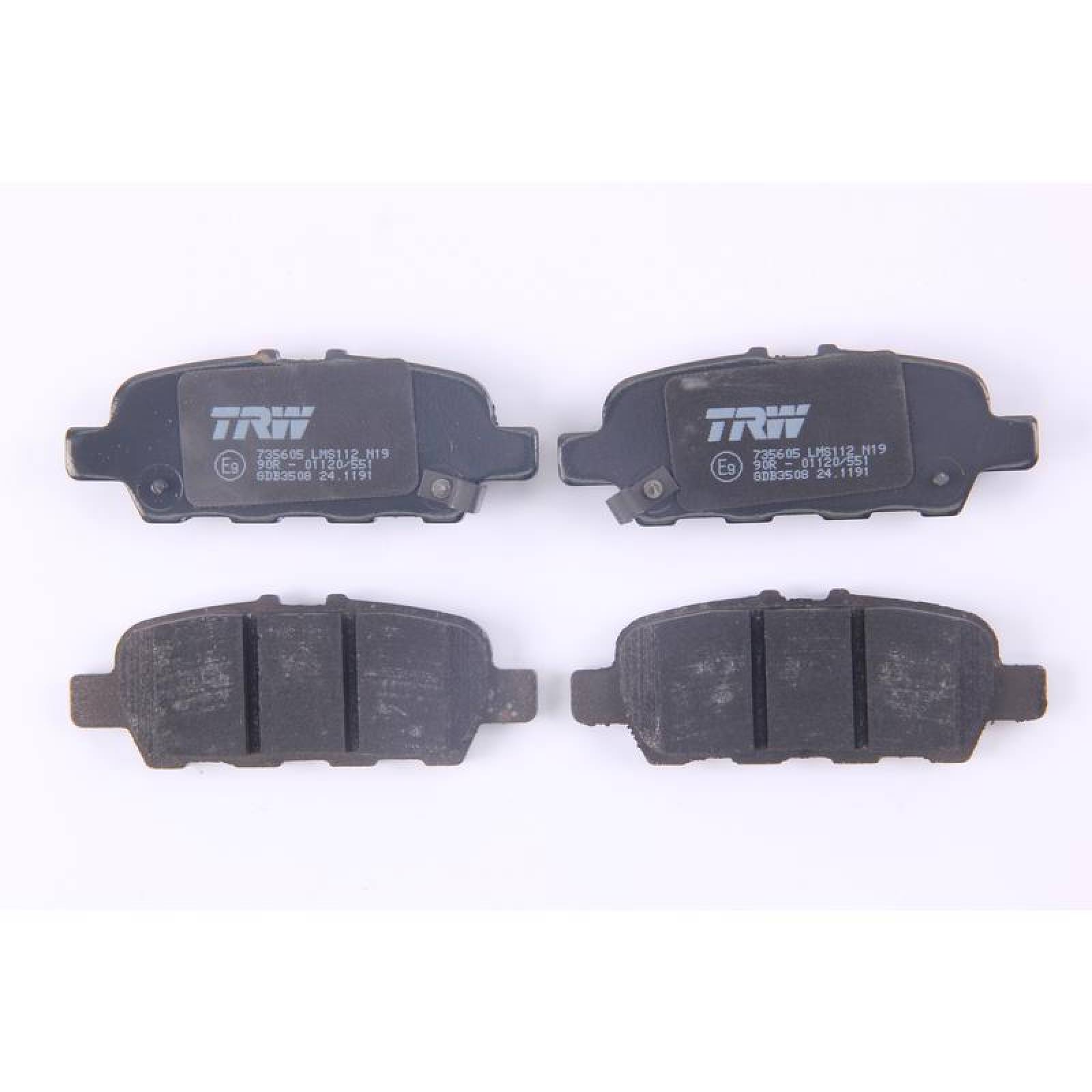 Juego De Balatas Infiniti M35 H, 2012 Tras Orgánica 