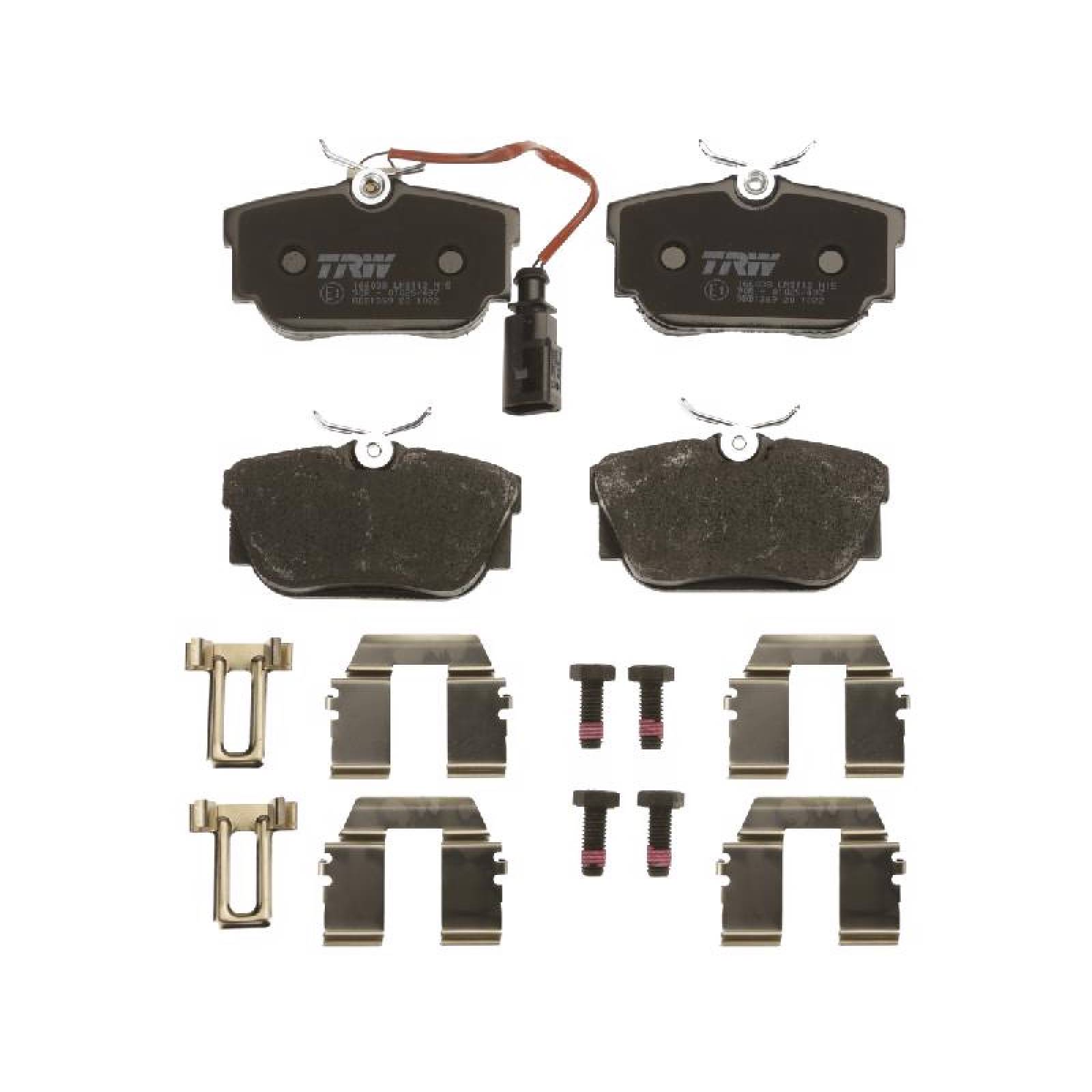 Juego De Balatas Volkswagen Sharan, 2002-2008 Tras Orgánica 