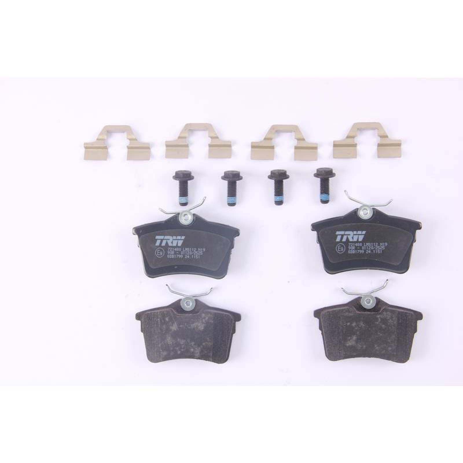 Juego De Balatas Peugeot Partner, 2013-2018 Tras Orgánica 