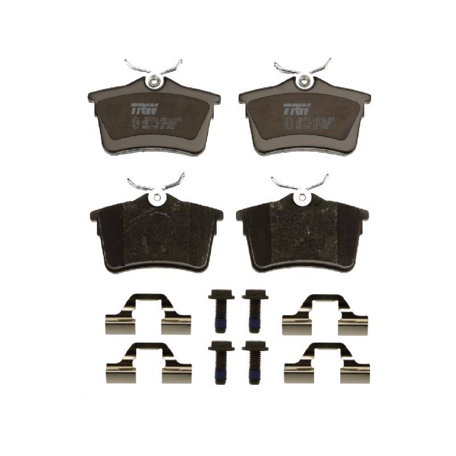 Juego De Balatas Peugeot Partner, 2013-2018 Tras Orgánica 