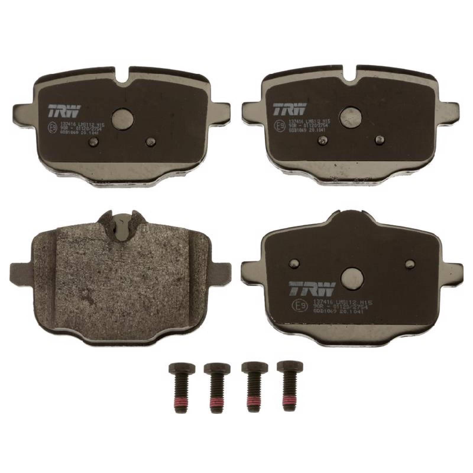 Juego De Balatas Bmw 650i, 2012-2017 Tras Orgánica 