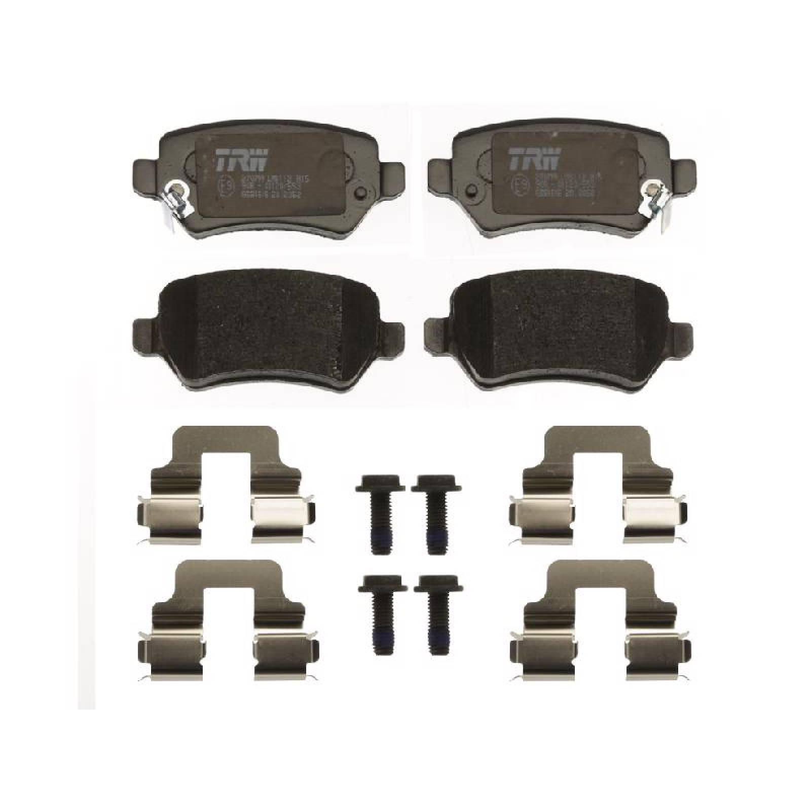 Juego De Balatas Chevrolet Zafira, 2001-2006 Tras Orgánica 