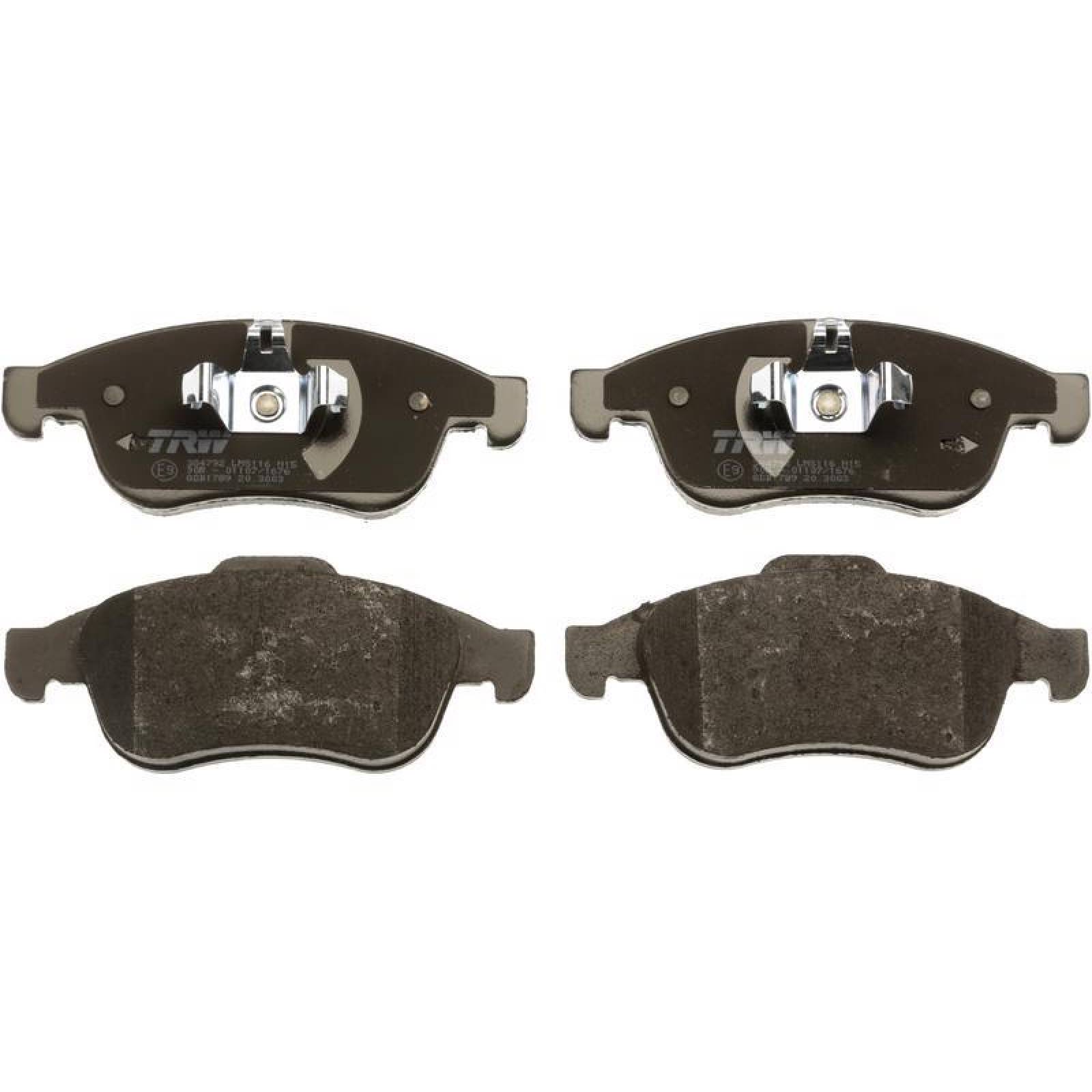 Juego De Balatas Renault Fluence, 2015-2017 Del Orgánica 