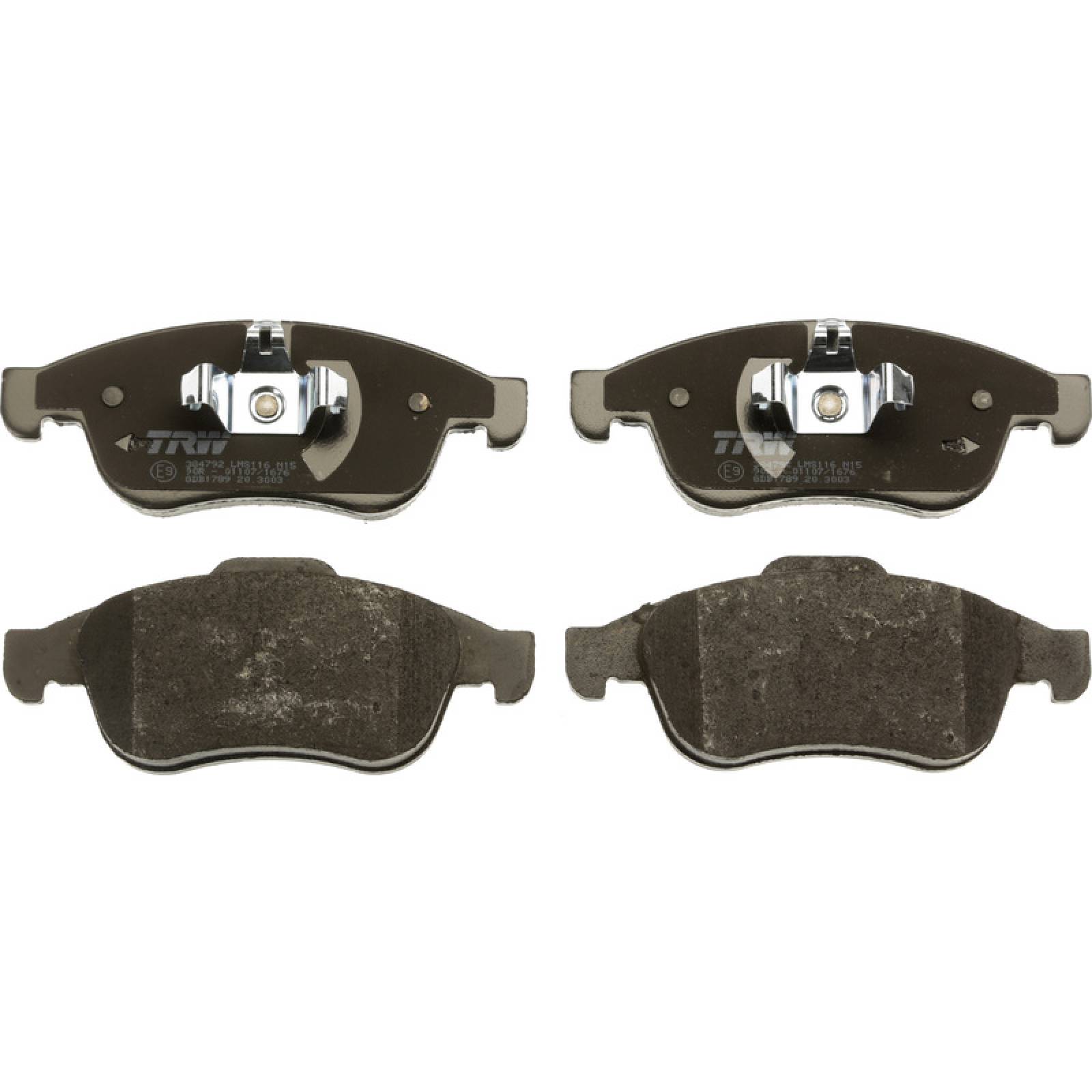 Juego De Balatas Renault Fluence, 2015-2017 Del Orgánica 