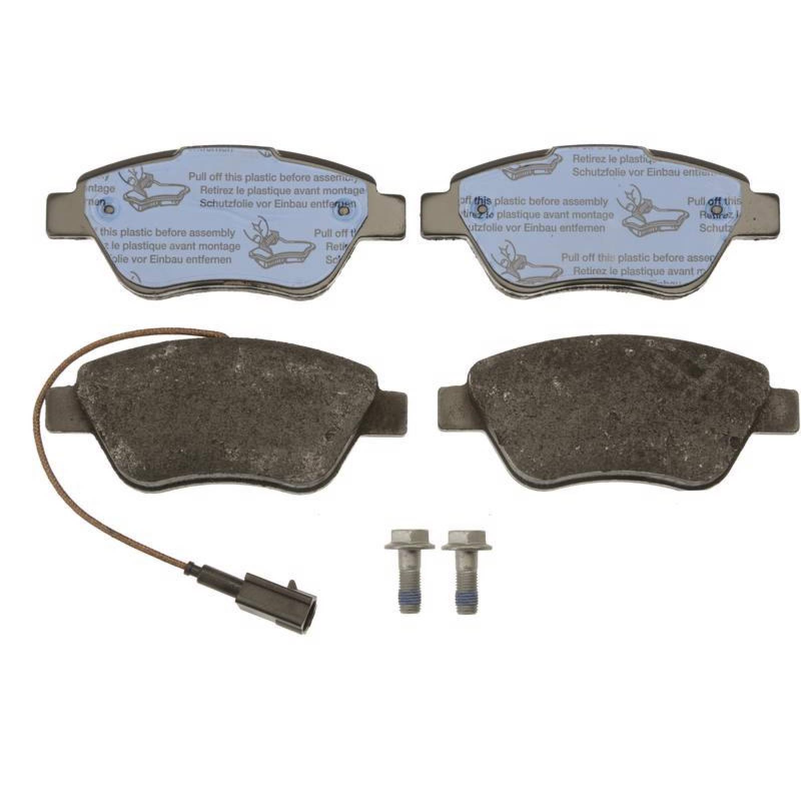 Juego De Balatas Fiat 500, 2008-2011 Del Orgánica 