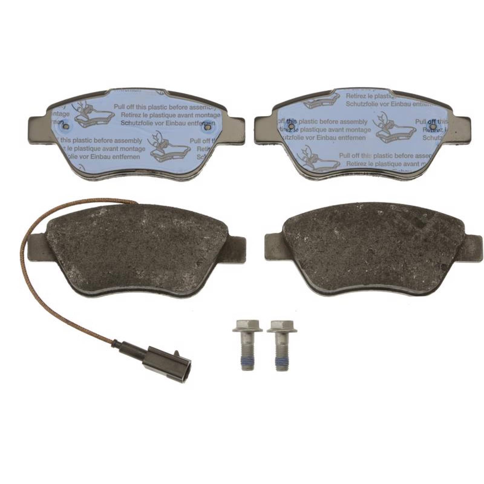 Juego De Balatas Fiat 500, 2008-2011 Del Orgánica 