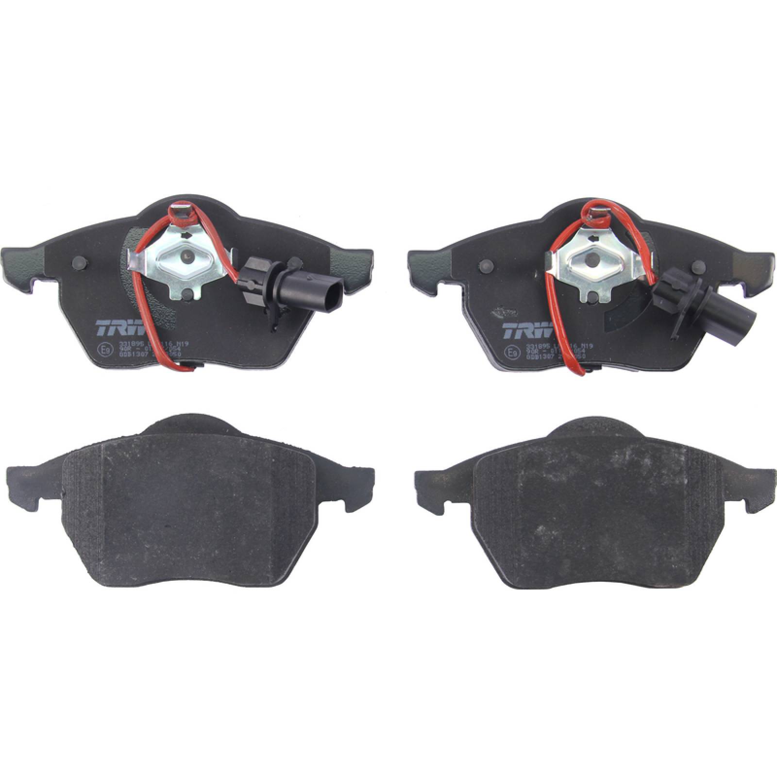 Juego De Balatas Audi A4, 2005-2006 Del Orgánica 