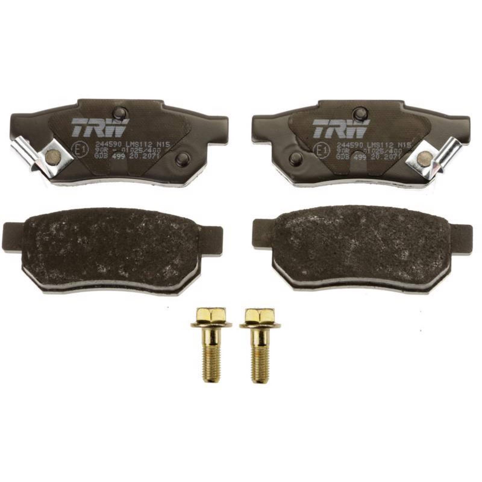 Balatas Acura Integra, 1990-1991 Tras Orgánica 