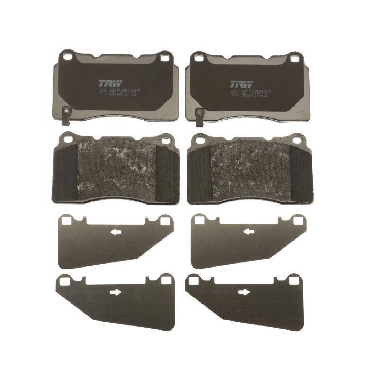 Juego De Balatas Ford Mustang, 2012 Del Orgánica 