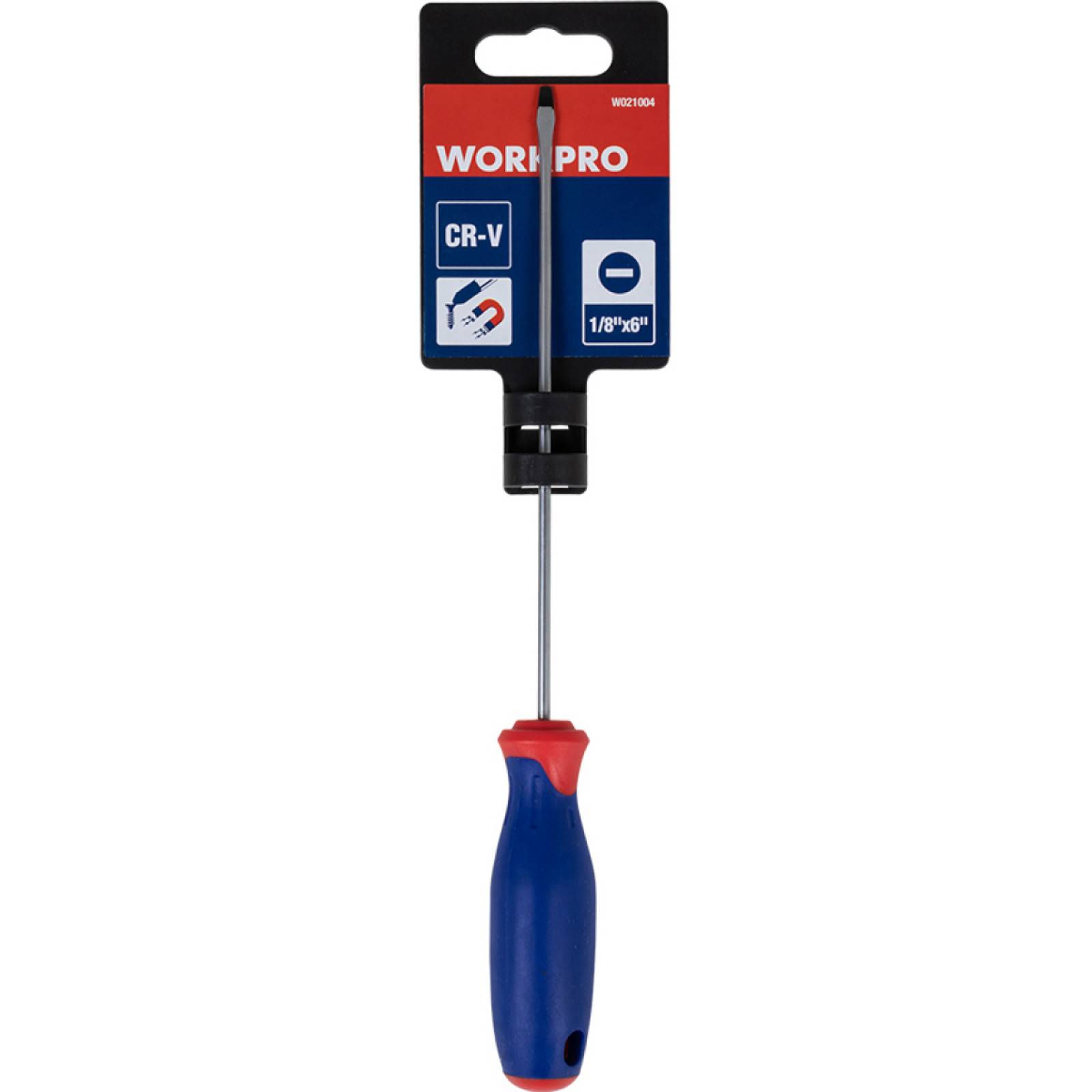 Desarmador Plano 1/8" X 6" Workpro