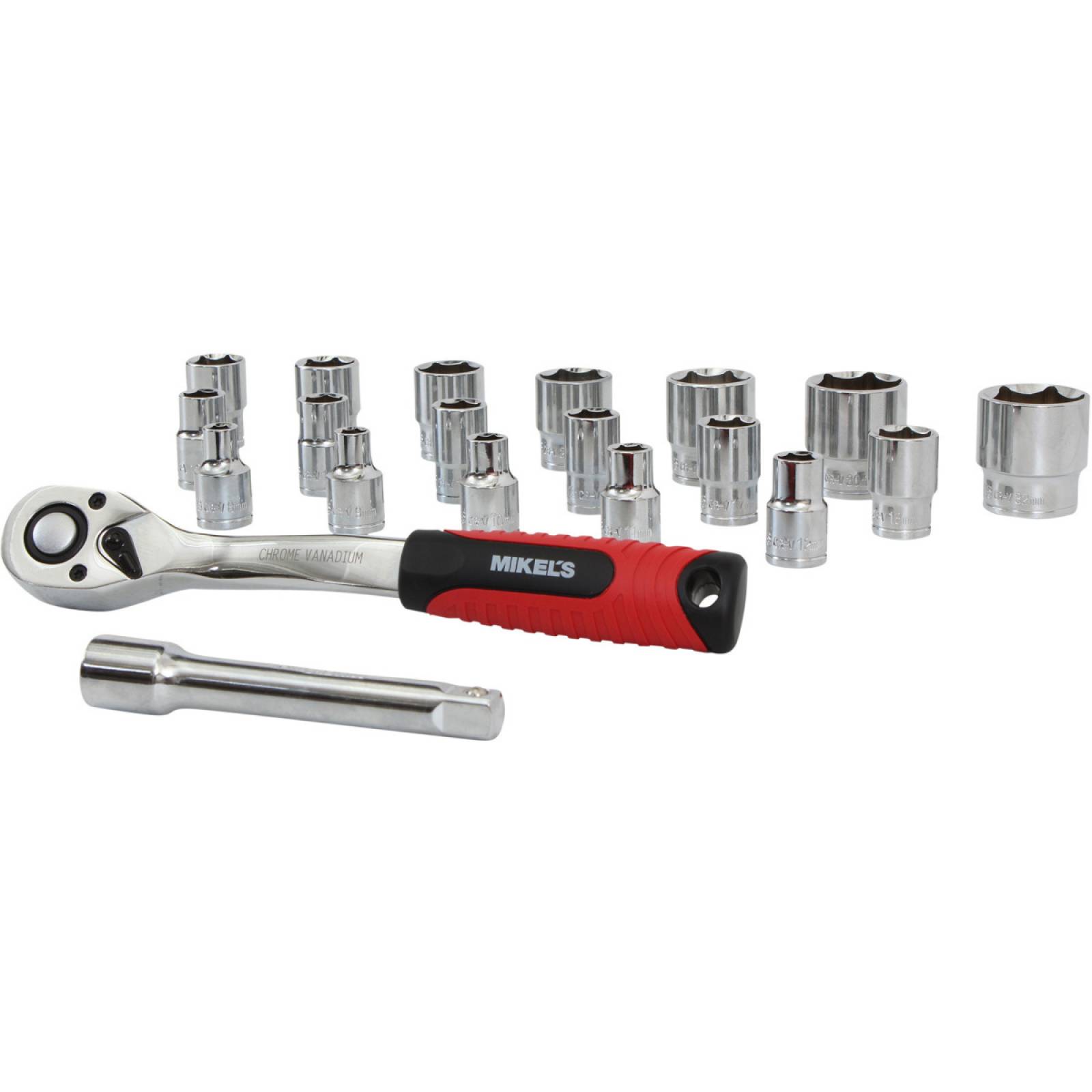 Juego de dados con matraca 1/2pul.