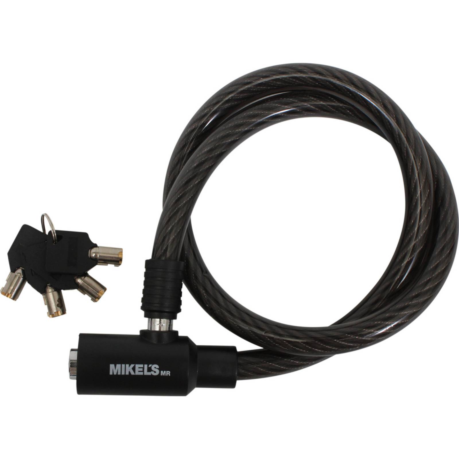Cable candado flexible con llaves 90 cms