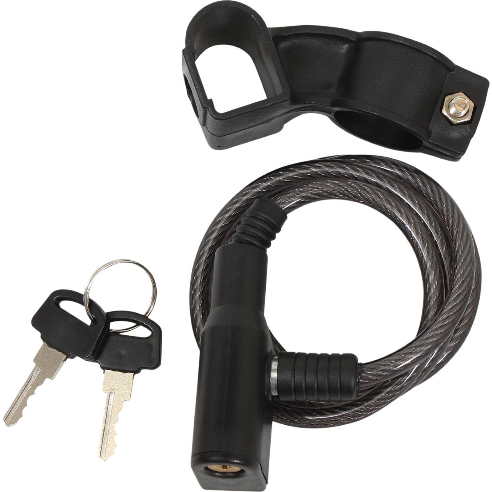 Cable candado flexible con llaves 90 cms