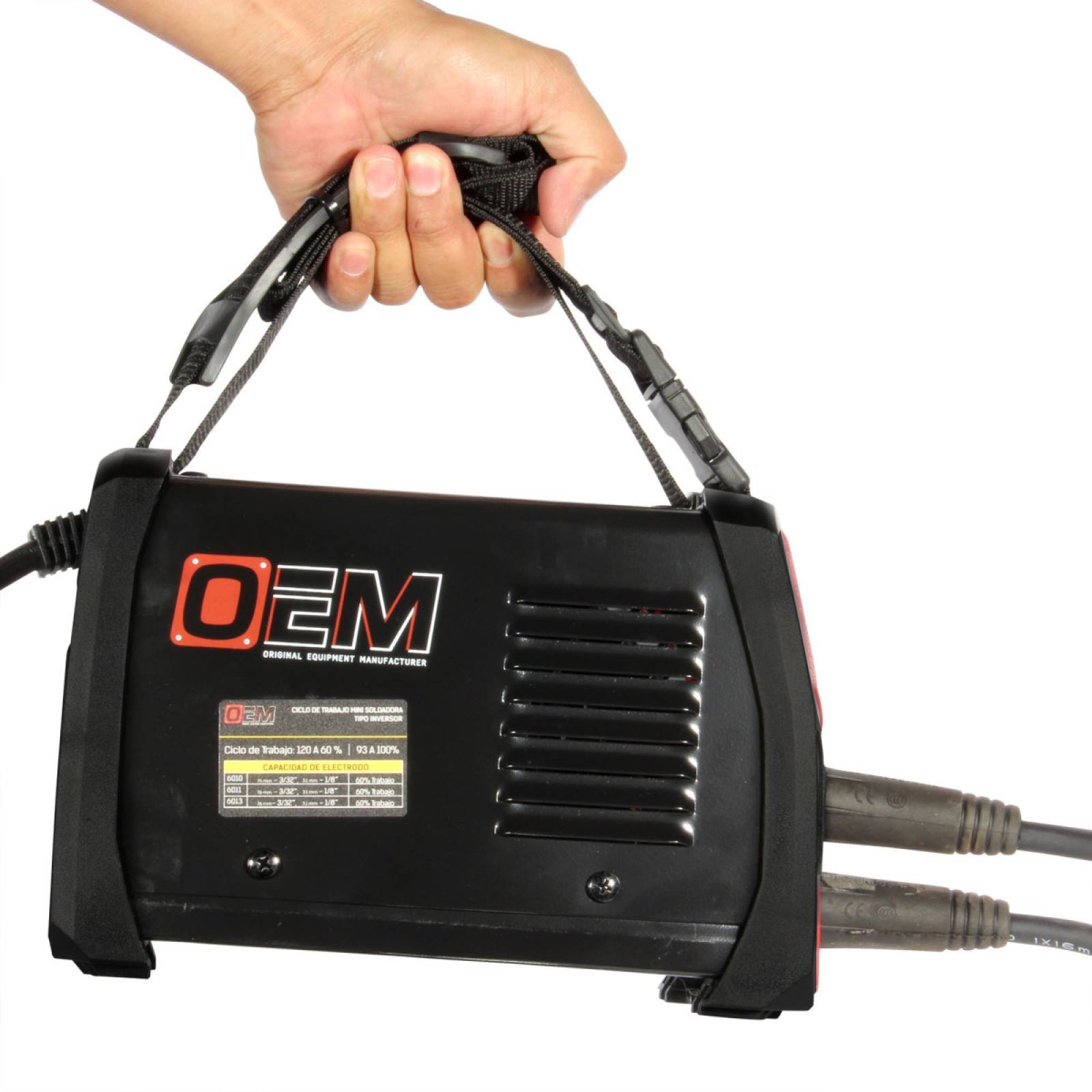 Mini soldadora inversor portatil 120 Amp.