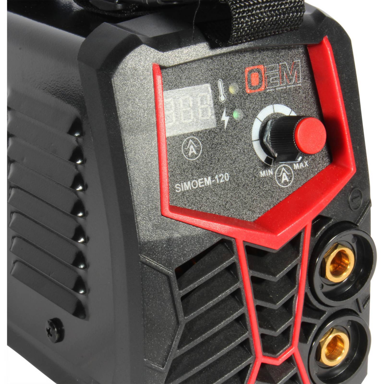 Mini soldadora inversor portatil 120 Amp.