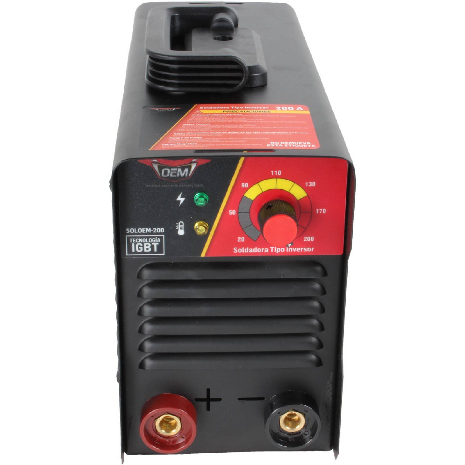 Soldadora tipo inversor 200 Amp.
