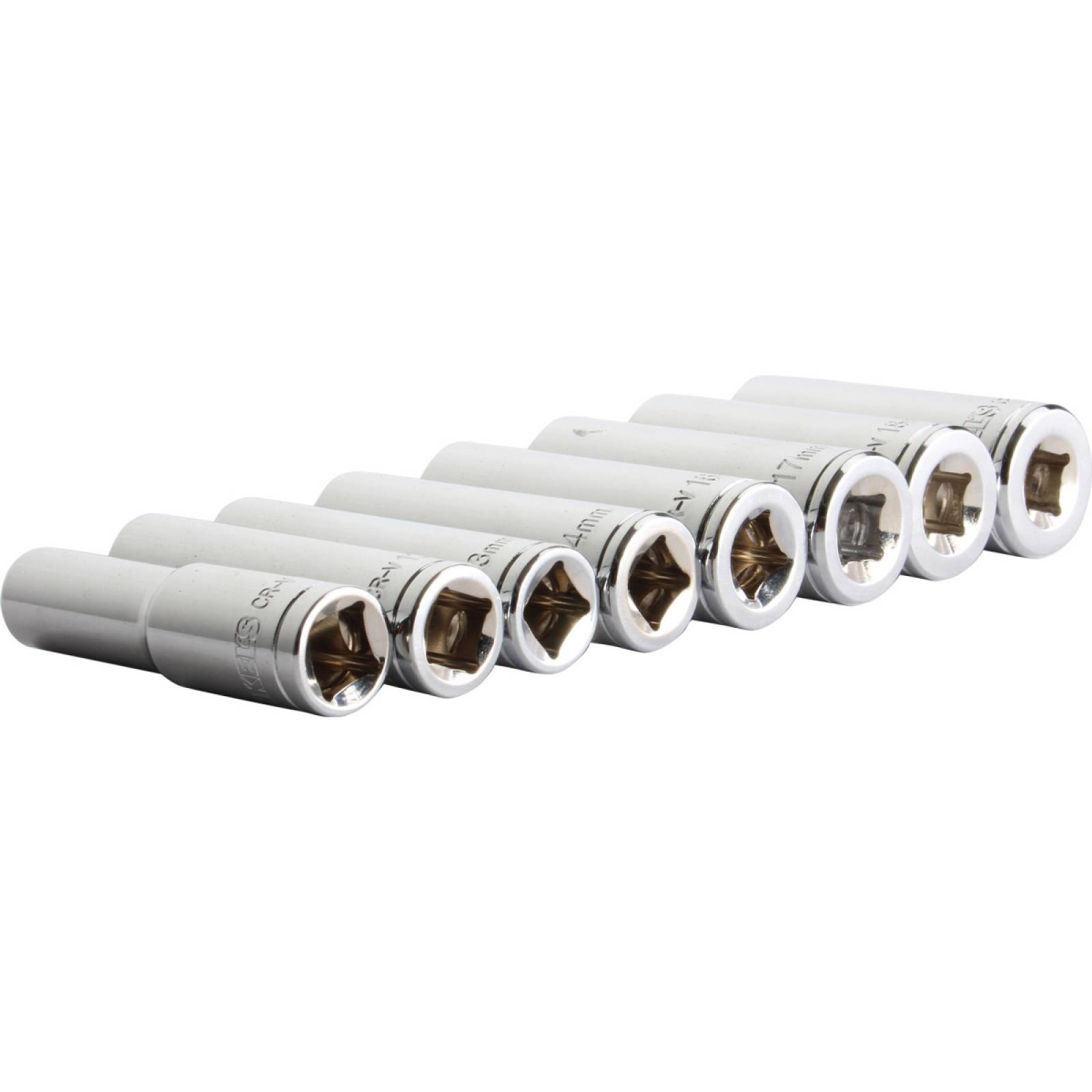 Dado largo 3/8pul. Milimétrico 10 mm 6 Pzs