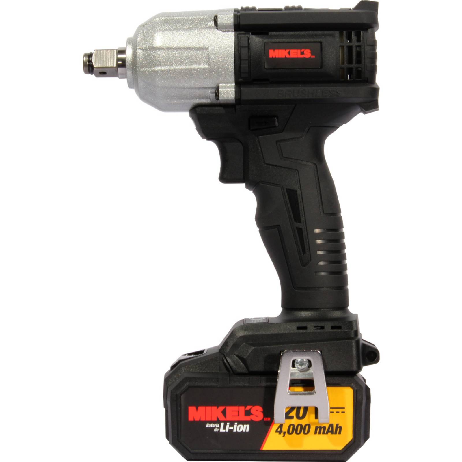 Pistola de impacto eléctrica-inalámbrica recargable