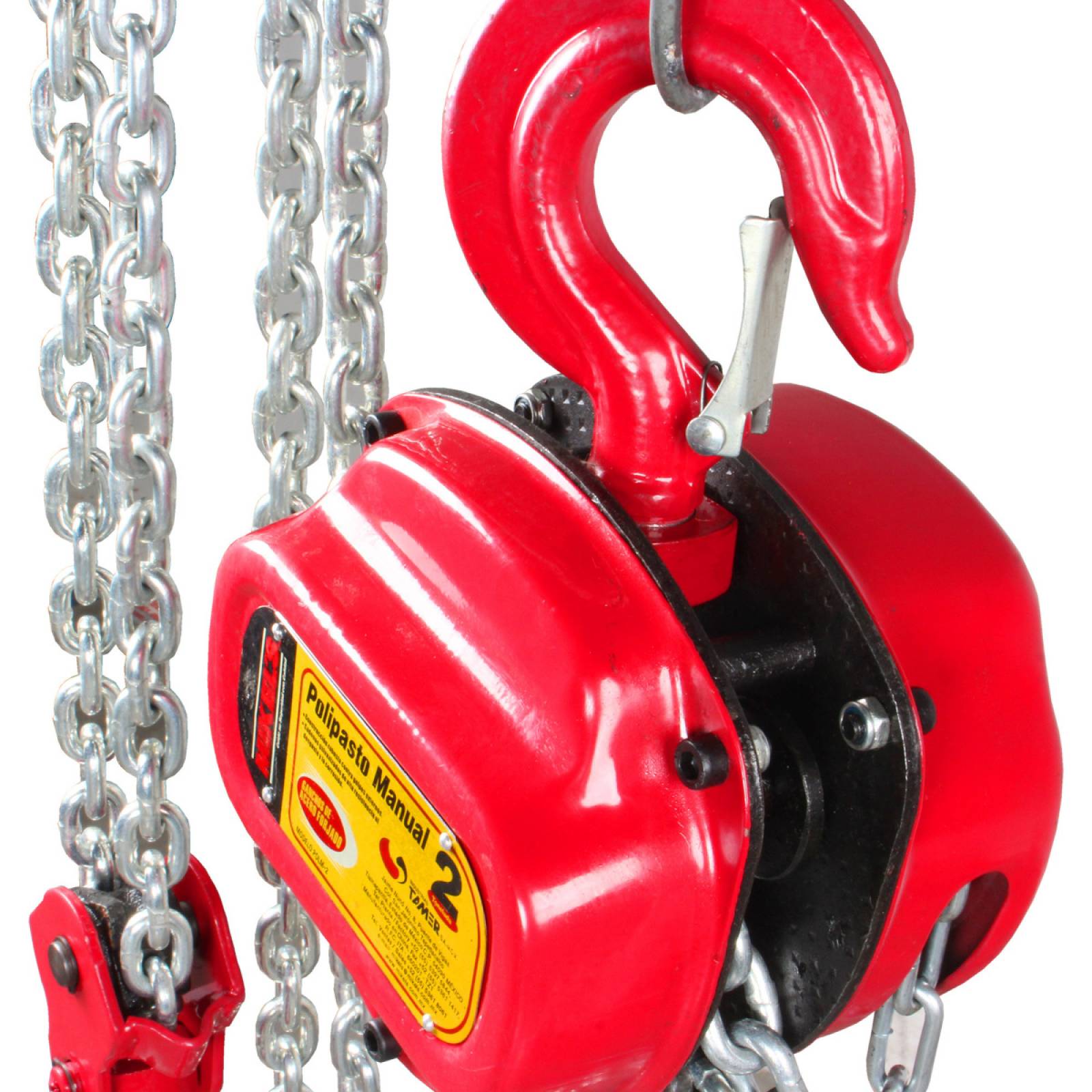 Polipasto manual 2 ton cadena 3 mts