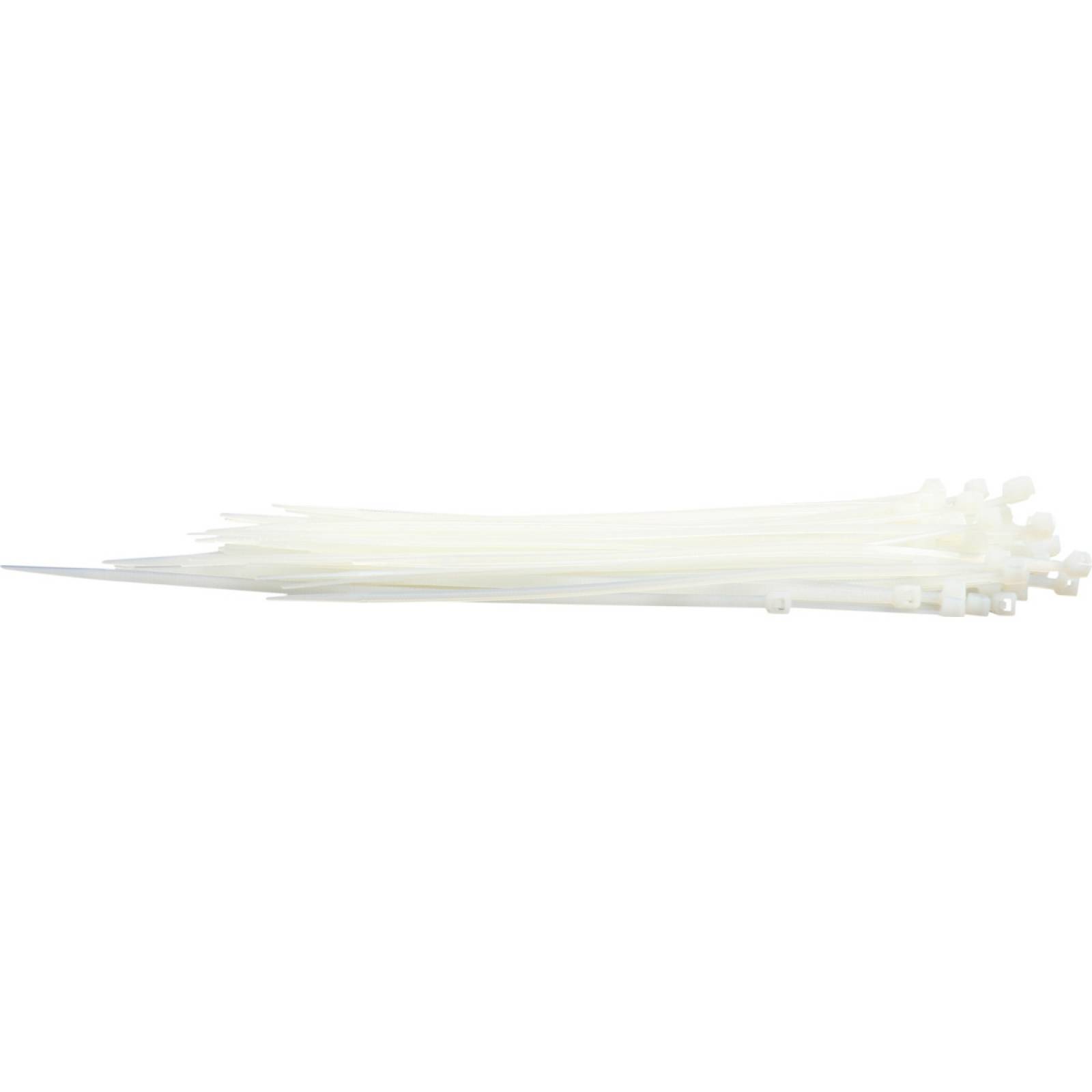 Cinchos de plástico 2.5x190 mm  100 pzas  Blanco