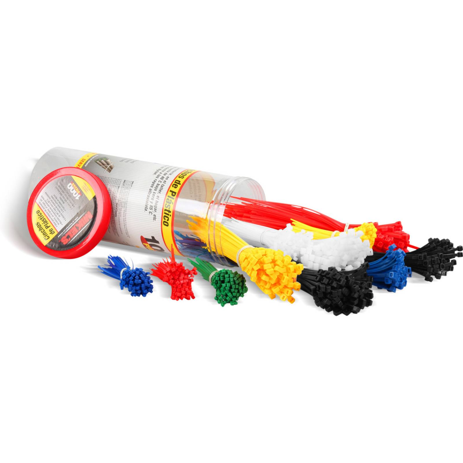 Cinchos de plástico Bote de plástico