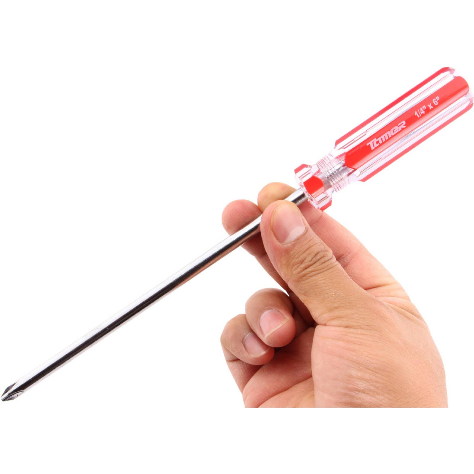 Desarmador cruz 1/4pul. x 6pul.