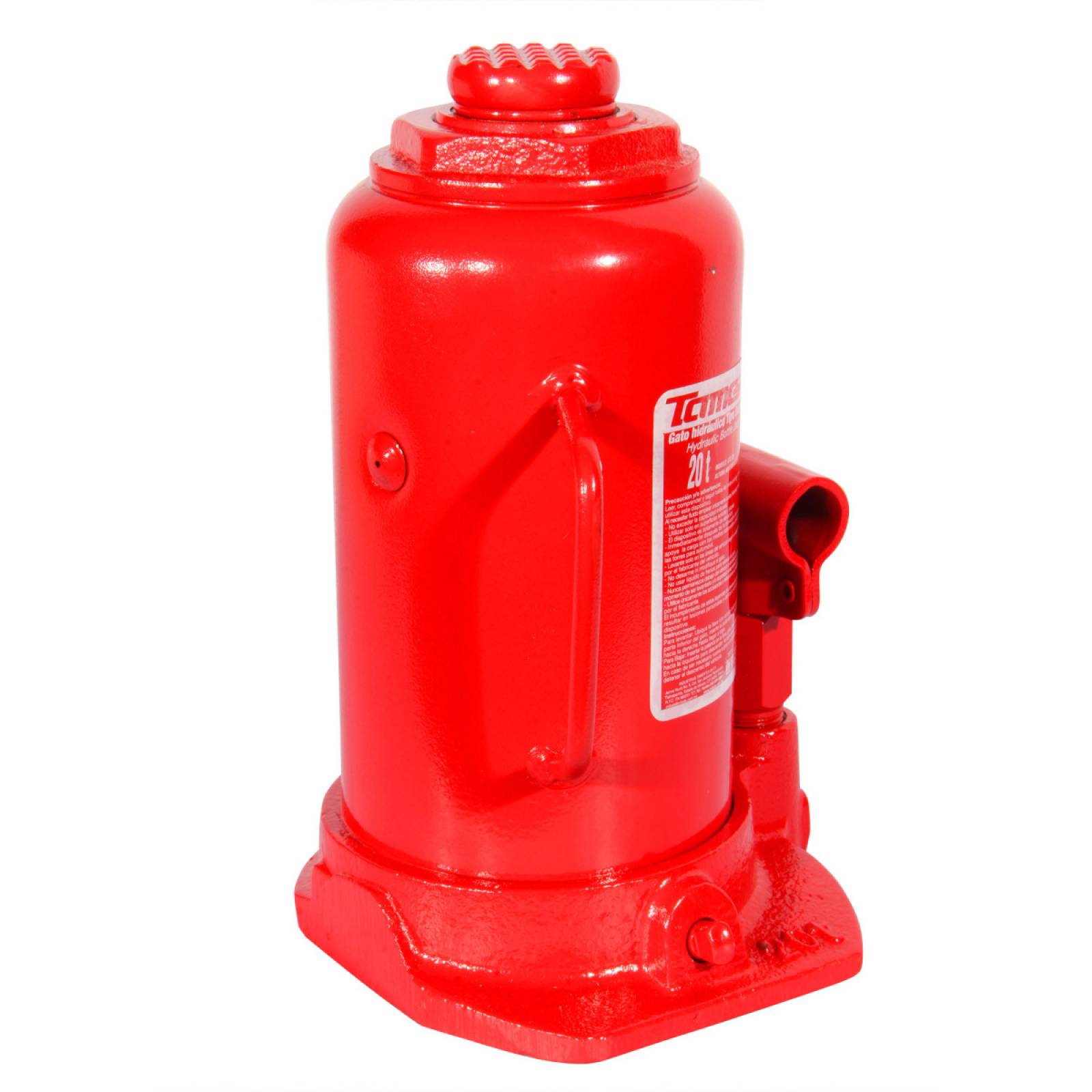 Gato hidráulico de botella con tornillo de extensión 20 ton