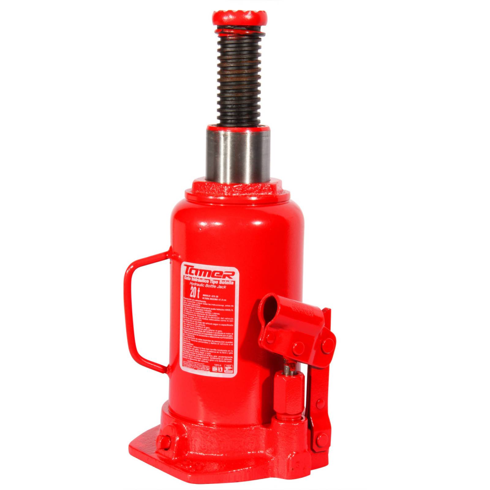 Gato hidráulico de botella con tornillo de extensión 20 ton