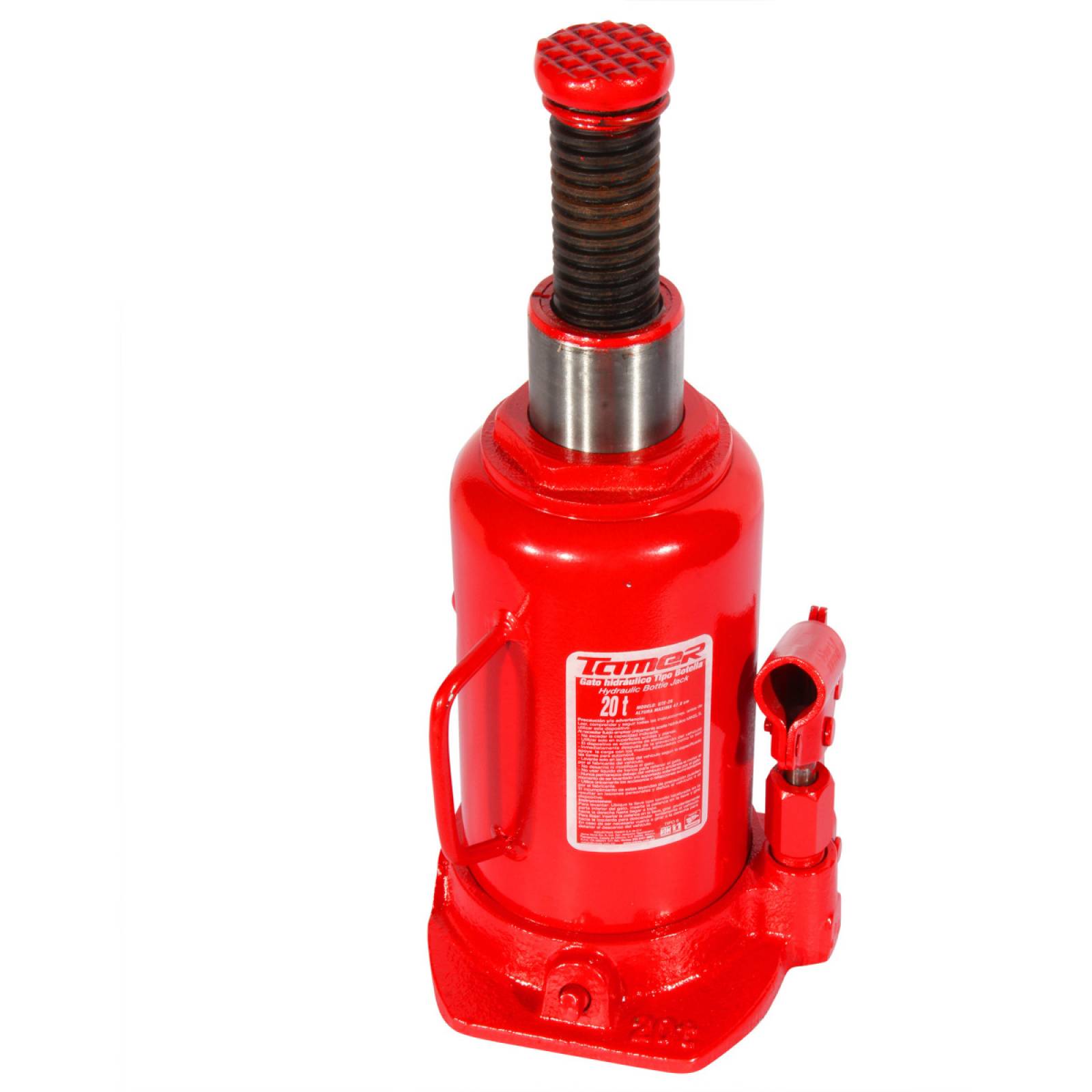 Gato hidráulico de botella con tornillo de extensión 20 ton