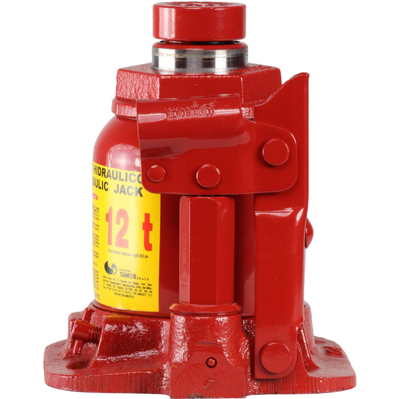 Gato hidráulico de botella con tornillo extensión 12 ton