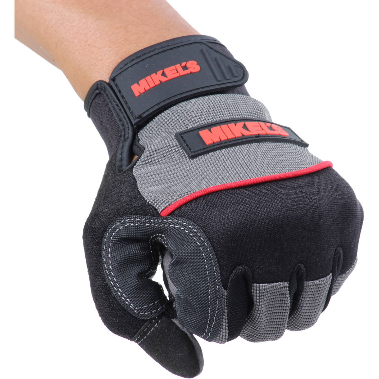 Guantes para trabajo para mecánico máximo agarre Mediano