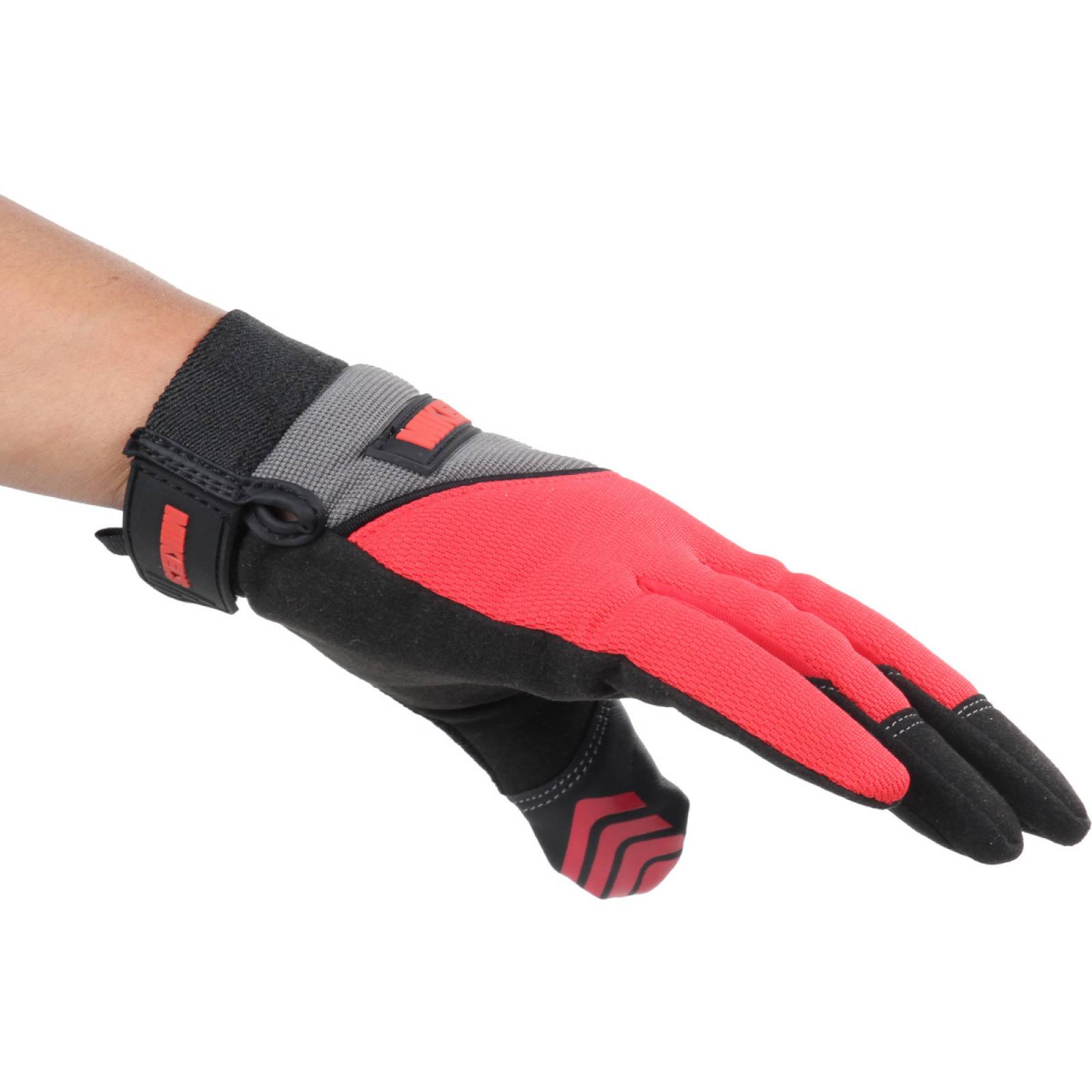 Guantes para trabajo para mecánico piel sintética Mediano