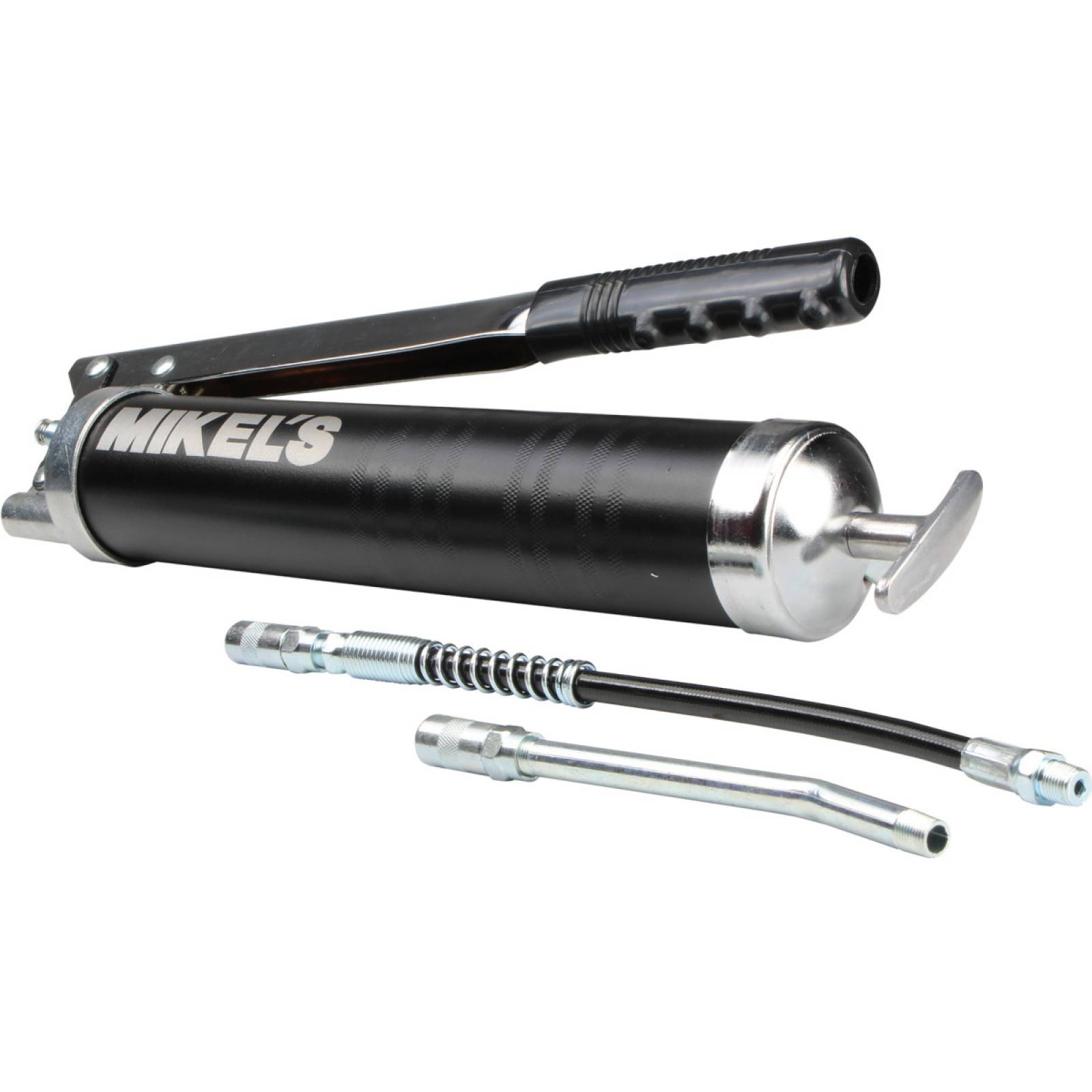 Inyector de grasa doble pistón