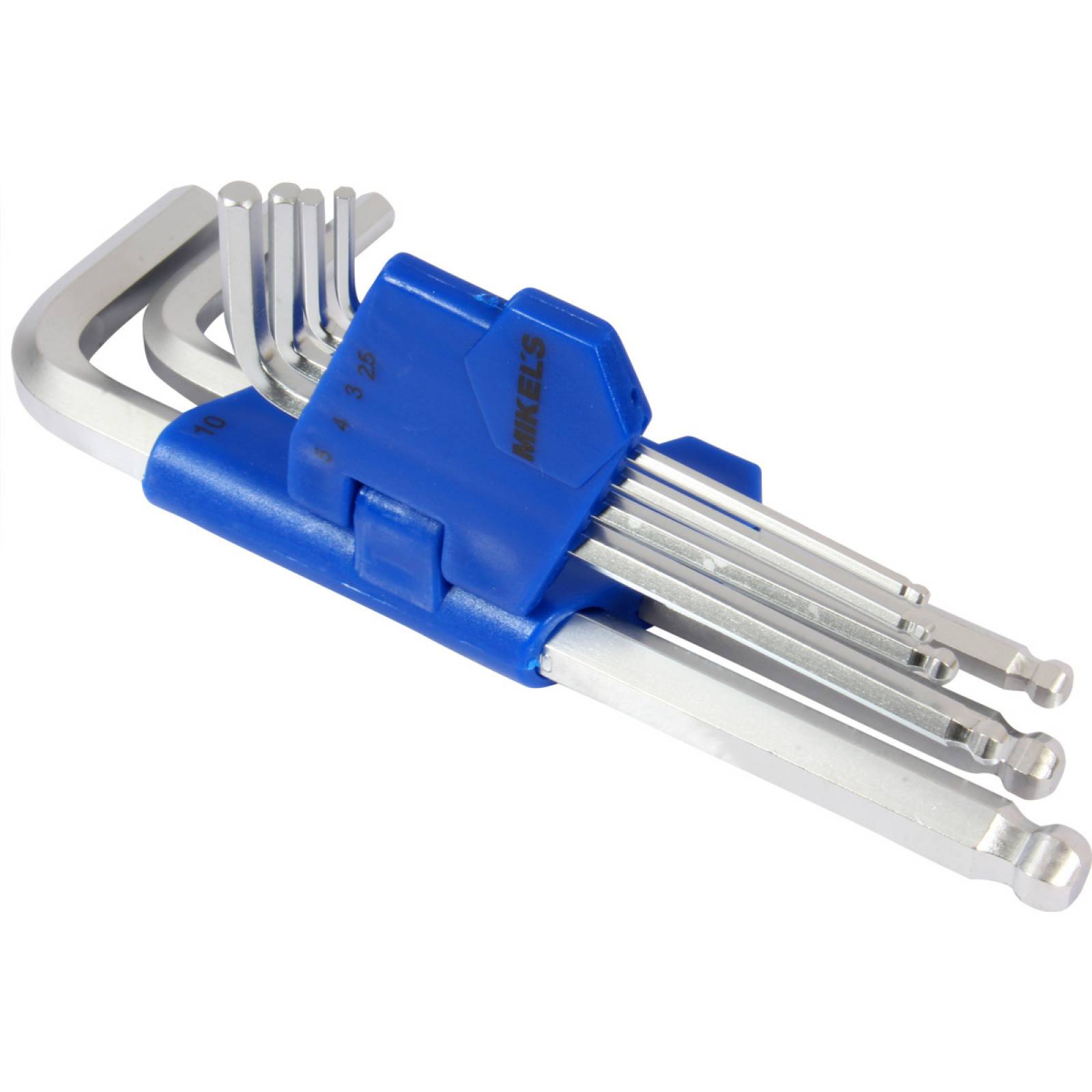 Juego de llaves hexagonales ALLEN milimétricas punta de bola