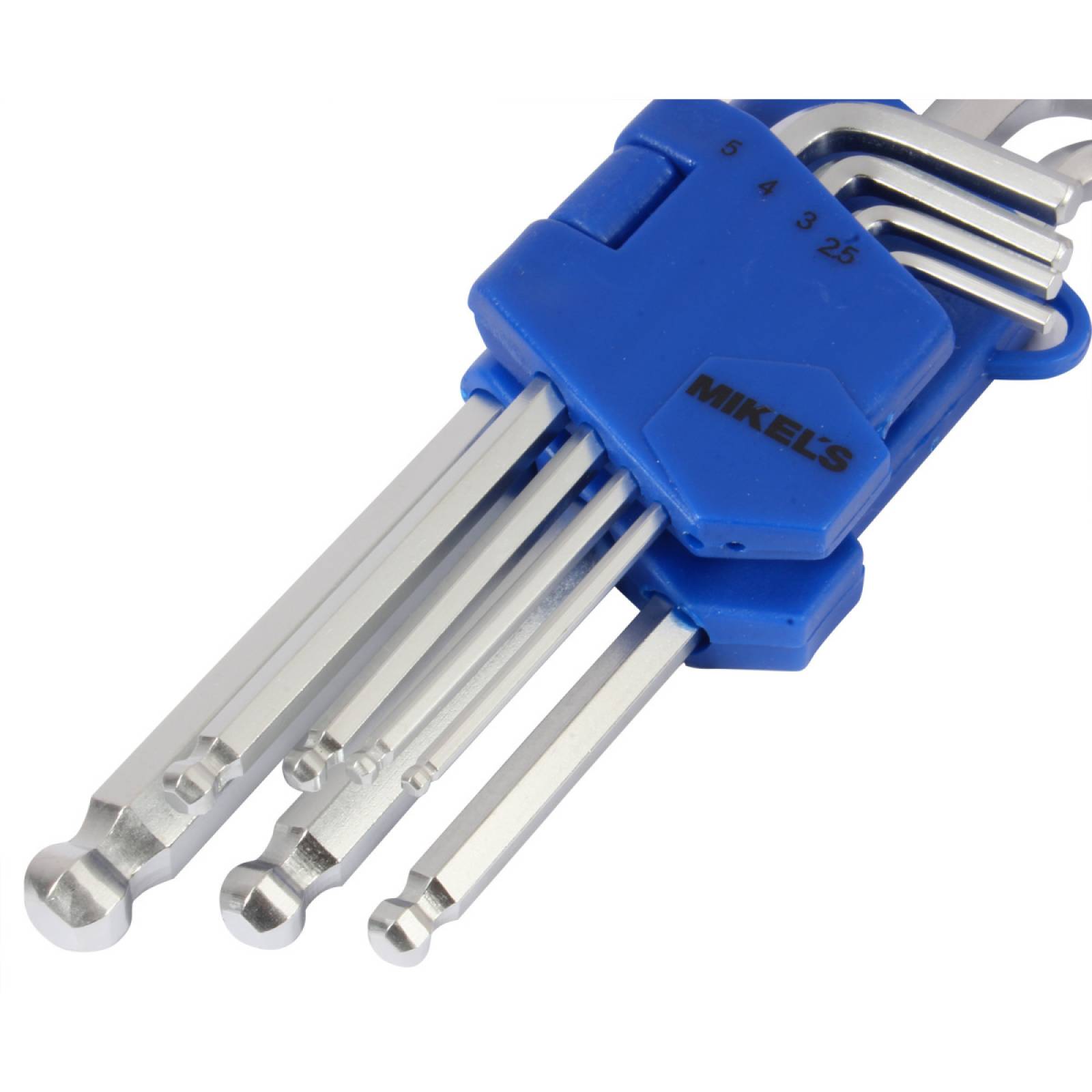 Juego de llaves hexagonales ALLEN milimétricas punta de bola