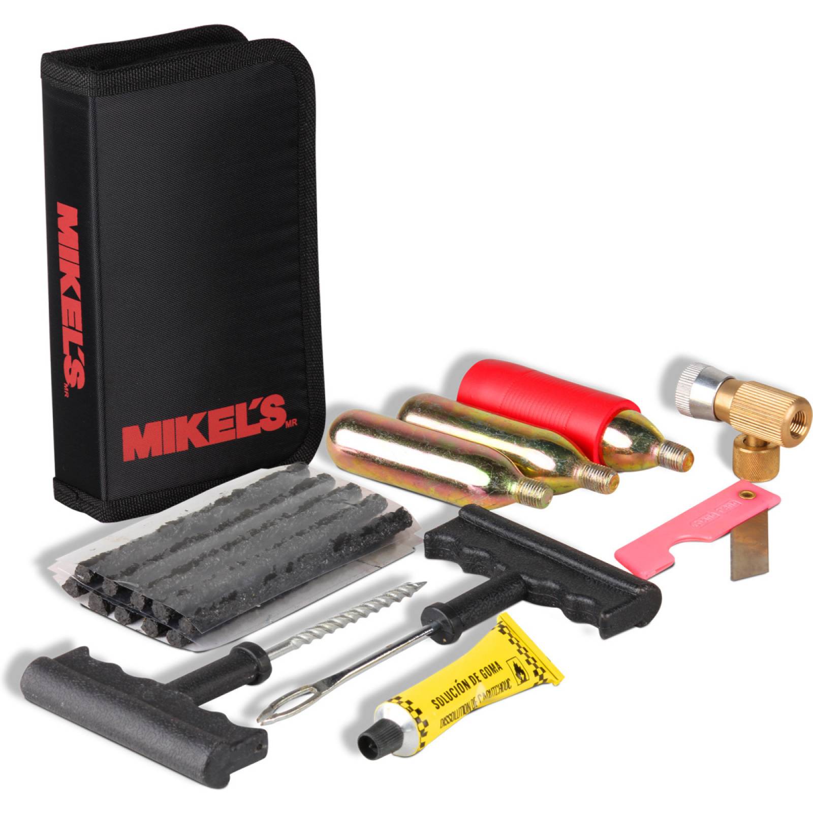 Kit de reparación para llantas de moto