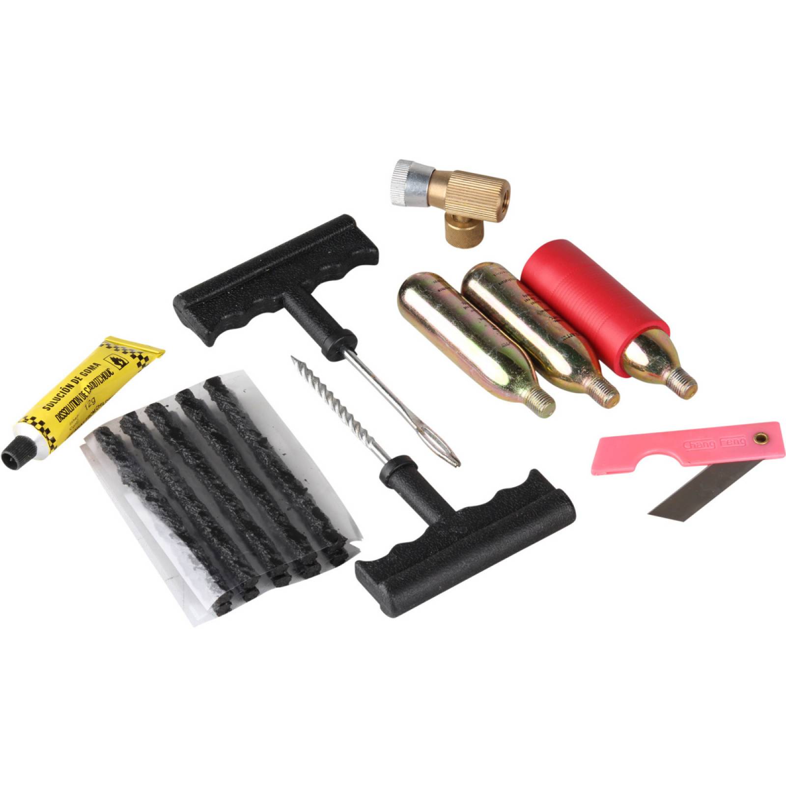 Kit de reparación para llantas de moto