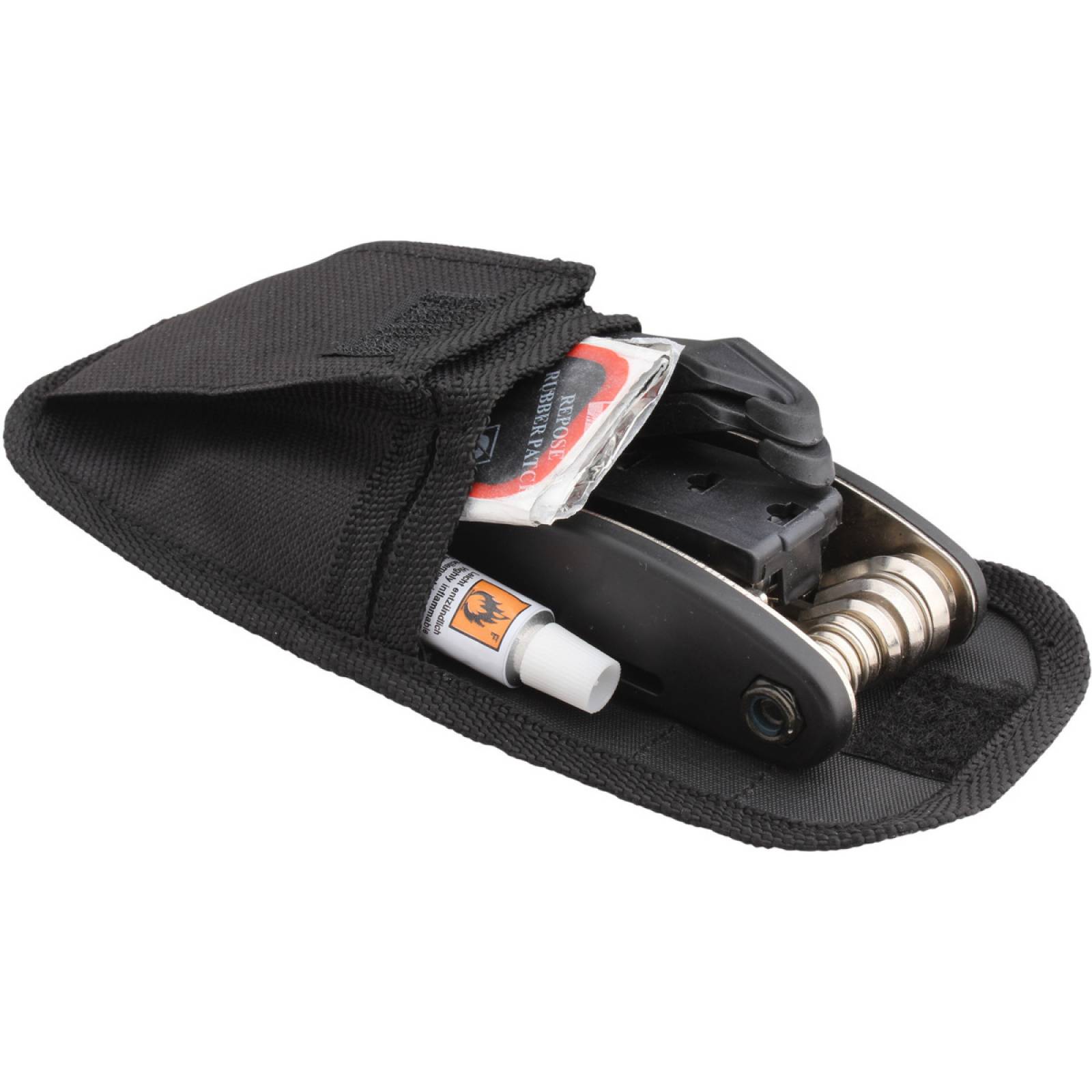 Kit multiherramienta para ciclista incluye 15 accesorios