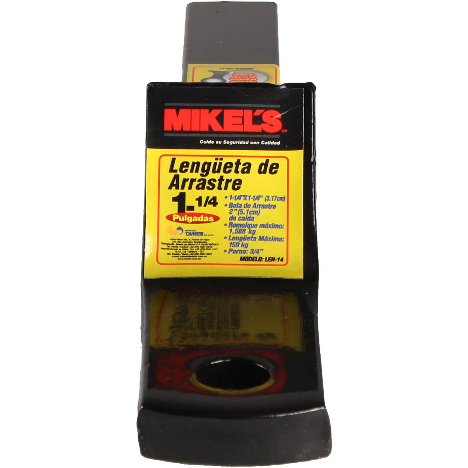 Lengüeta de arrastre 1-1/4pul. x 1-1/4pul.